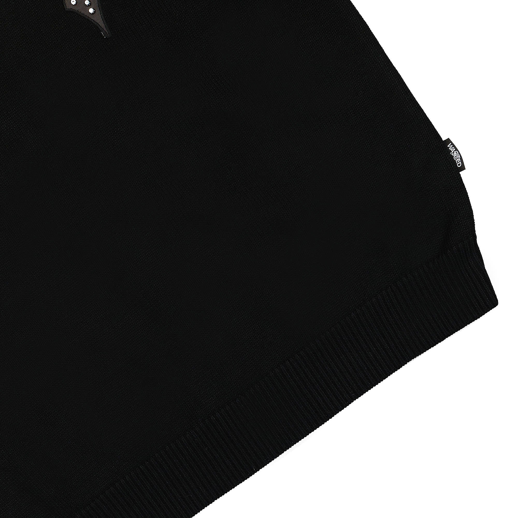 Wasted Paris Iron Pitcher Sweater Black Sweatshirts Detailfoto | Overkill