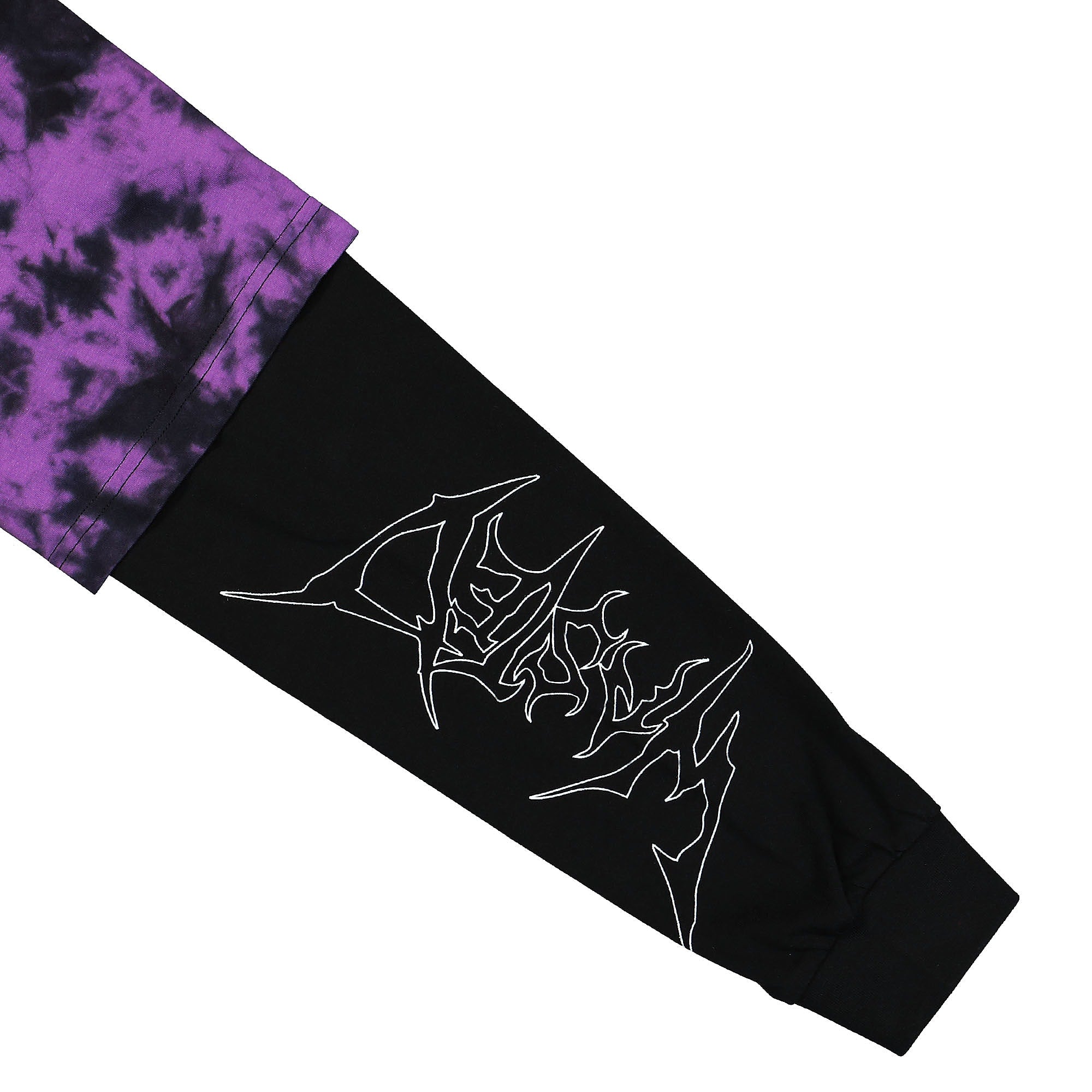 Wasted Paris T-Age Armor Tie Dye Longsleeve Purple Black Longsleeves Detail view 1 | Overkill