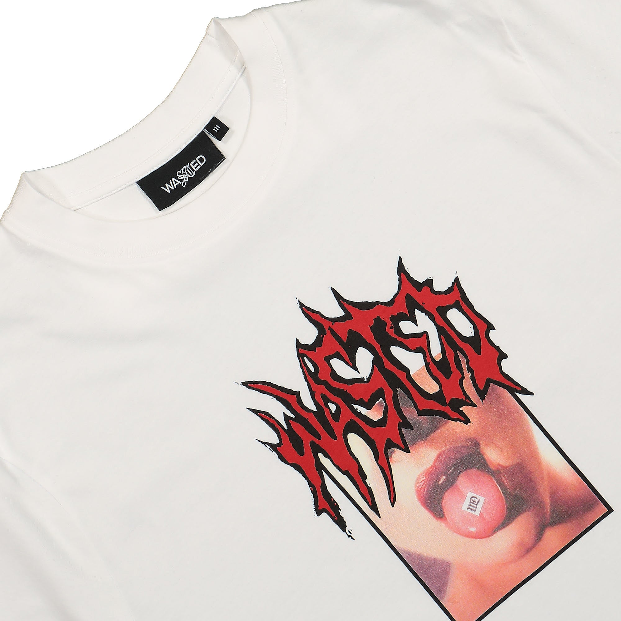Wasted Paris Blotter T-Shirt White T-Shirts Close-up | Overkill