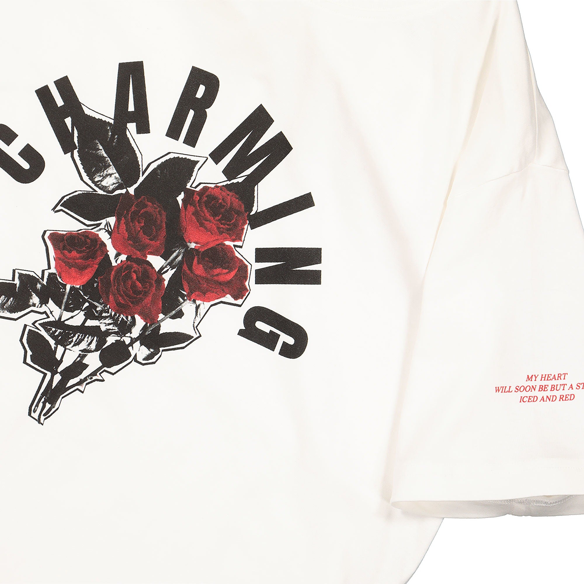 Wasted Paris Charming T-Shirt Ivory T-Shirts Close-up | Overkill