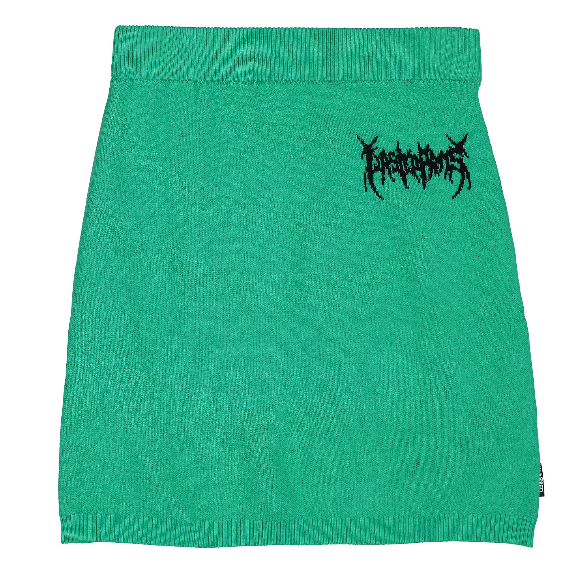 Wasted Paris Wmns Mortem Knit Skirt Spring Green Skirts WPWMKS | Overkill