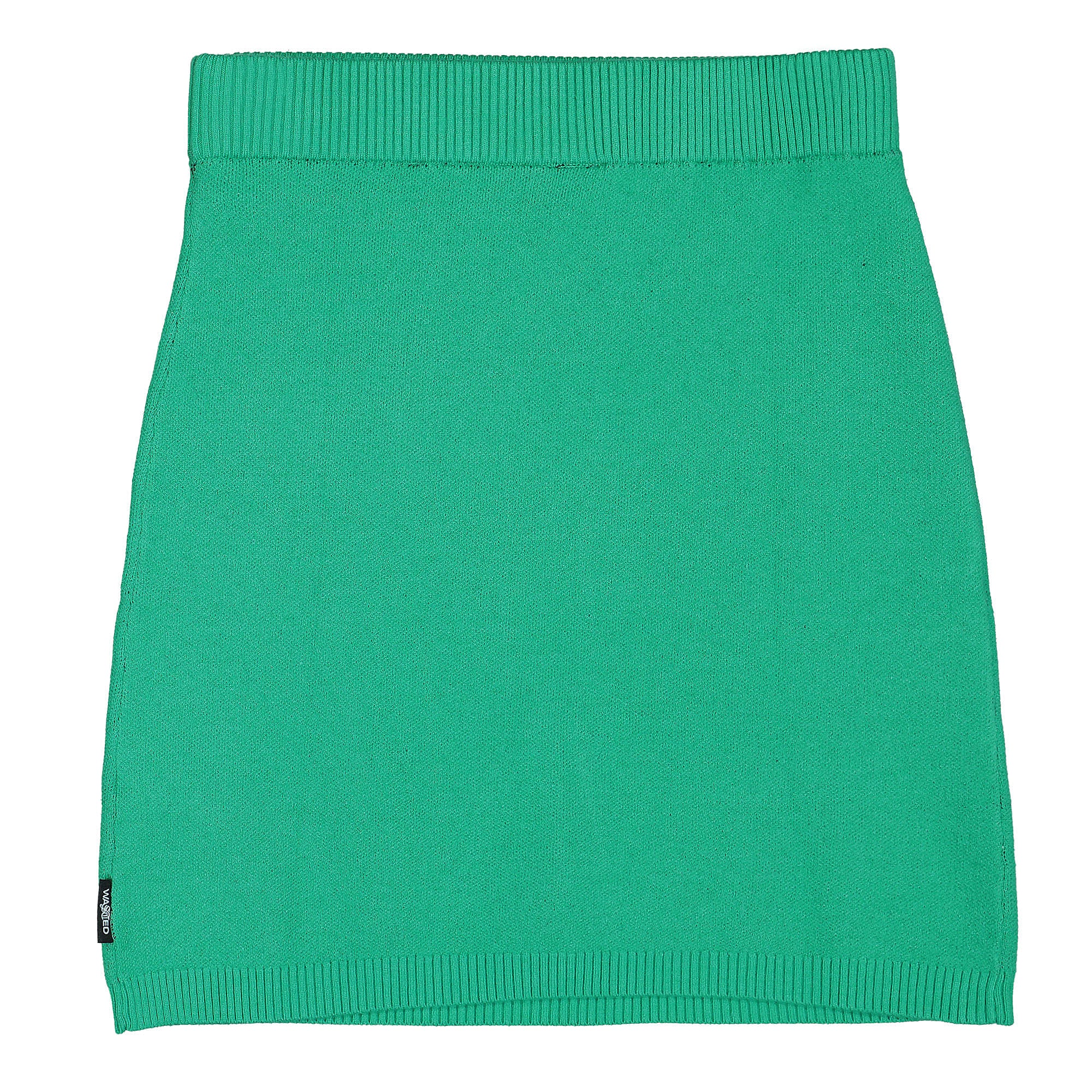 Wasted Paris Wmns Mortem Knit Skirt Spring Green Skirts Material | Overkill