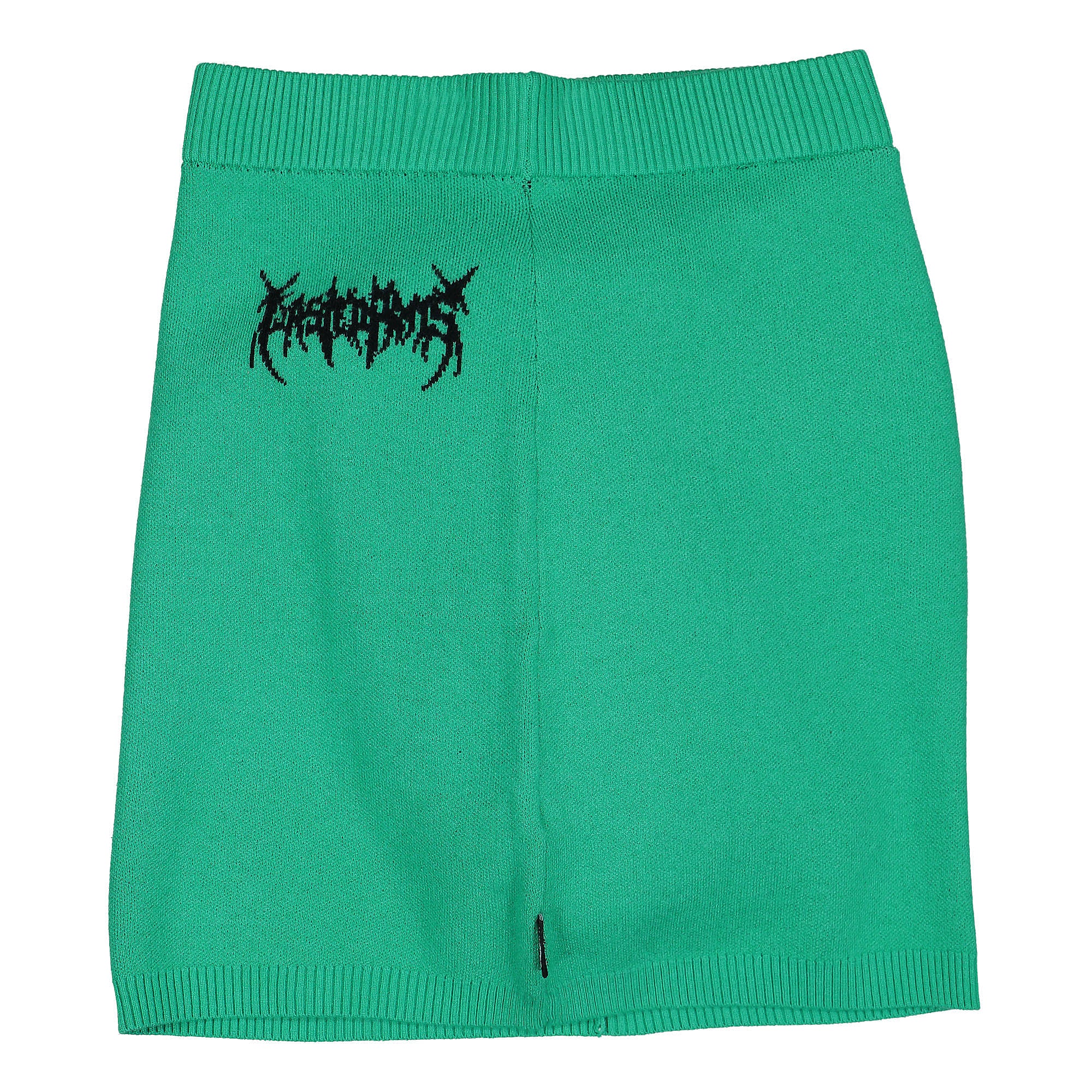 Wasted Paris Wmns Mortem Knit Skirt Spring Green Skirts Close-up | Overkill
