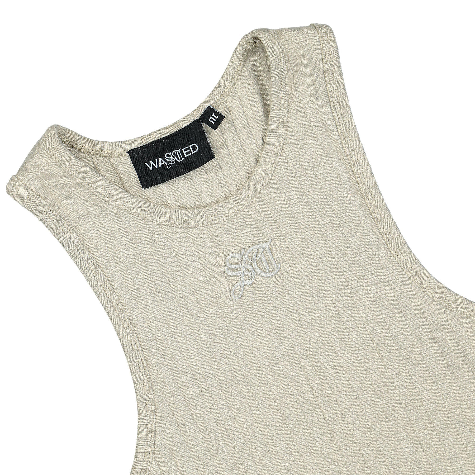 Wasted Paris Wmns Lena Tank Top Sand Tops Close-up | Overkill