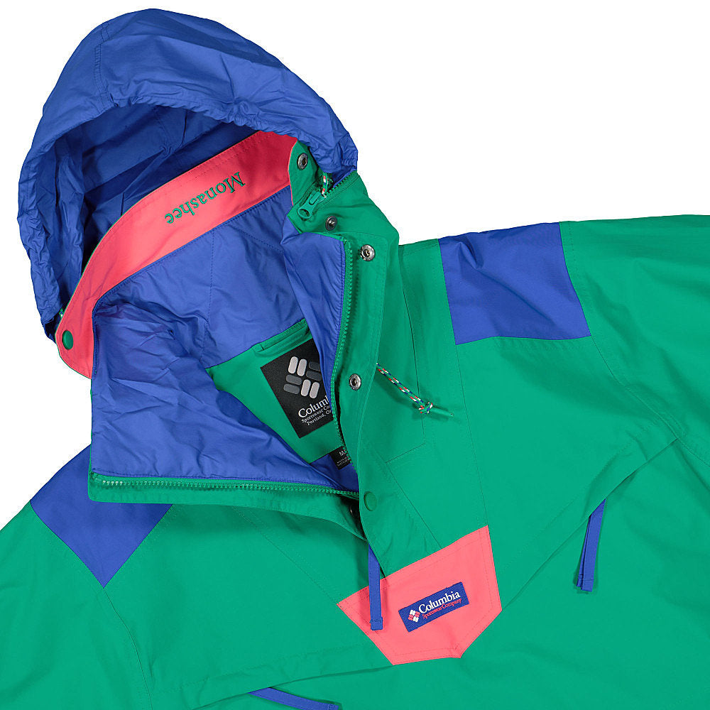 Columbia Monashee Anorak Emerald Green Jackets Close-up | Overkill