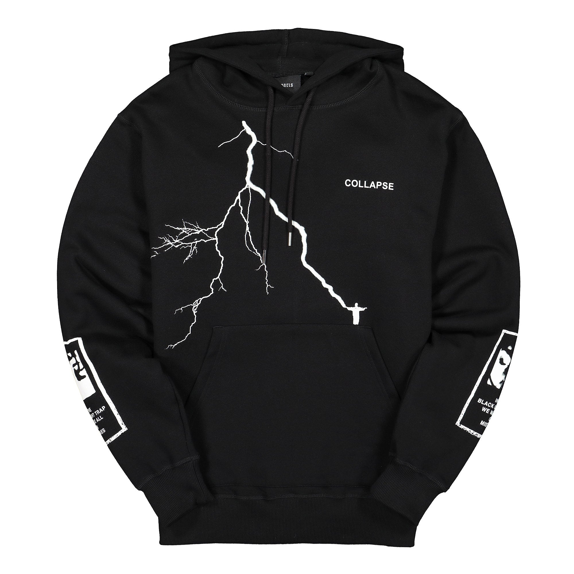 Wasted Paris Collapse Hoodie Black Hoodies | Overkill