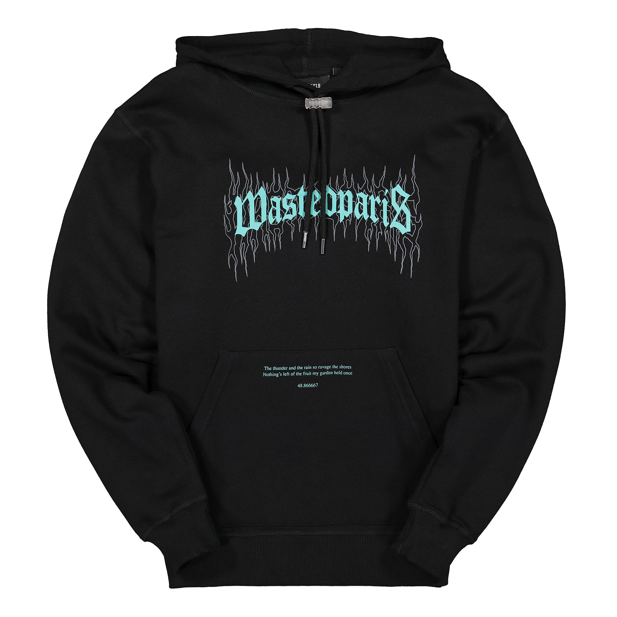 Wasted Paris Fire Bridge Hoodie Black Hoodies | Overkill
