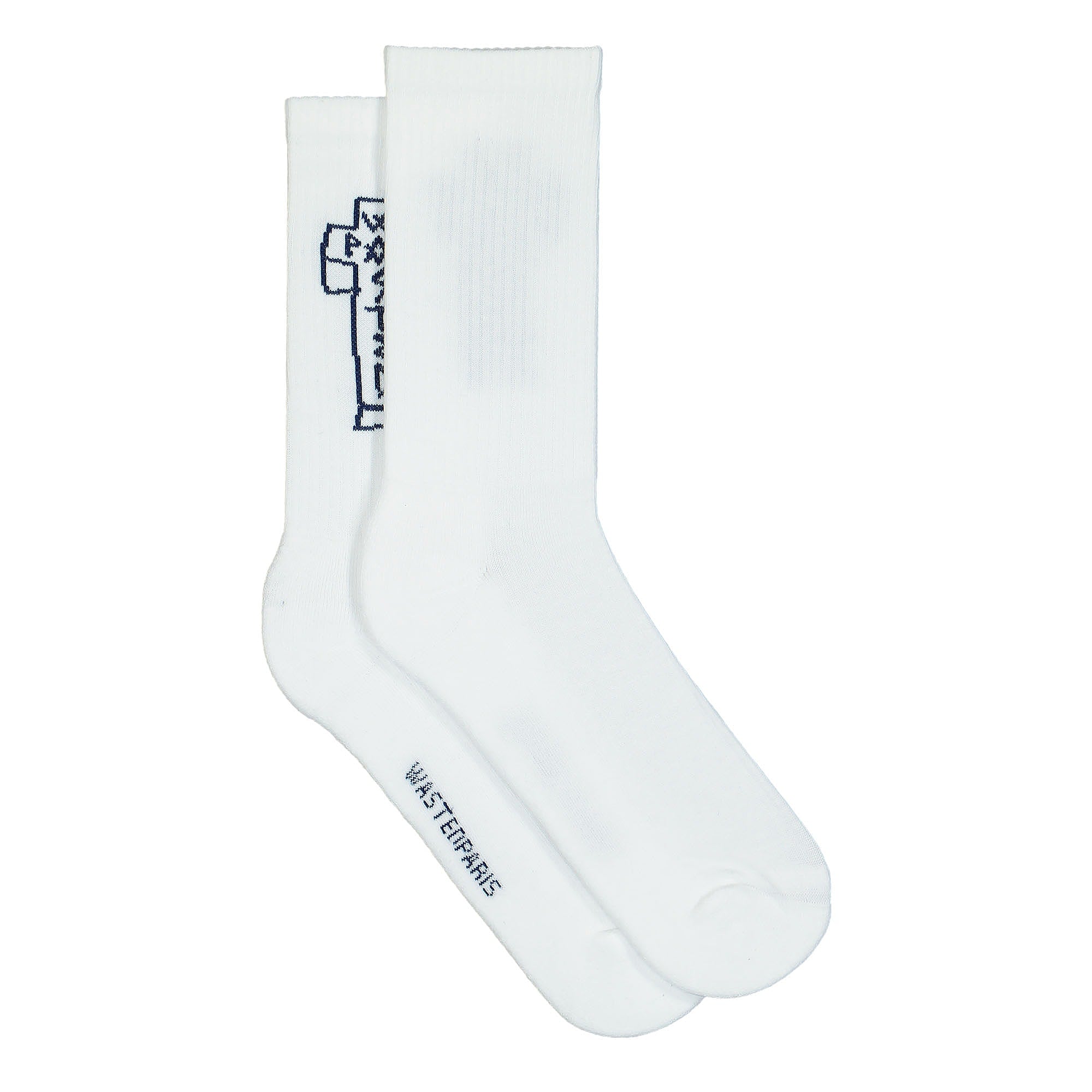 Wasted Paris Locals Socks White Socks Material | Overkill