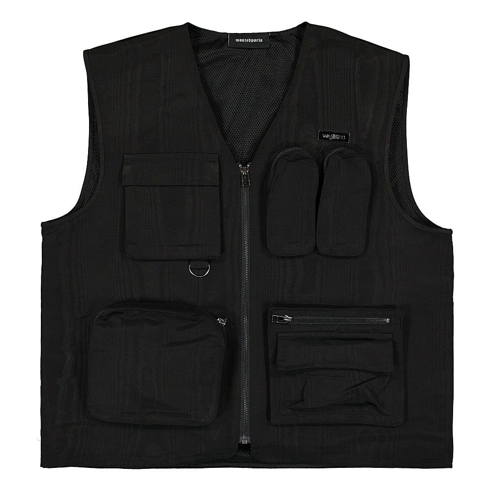 Wasted Paris Basswood Tactic Vest Black Vests WPBTV | Overkill