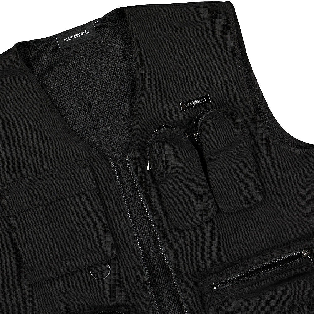 Wasted Paris Basswood Tactic Vest Black Vests Close-up | Overkill