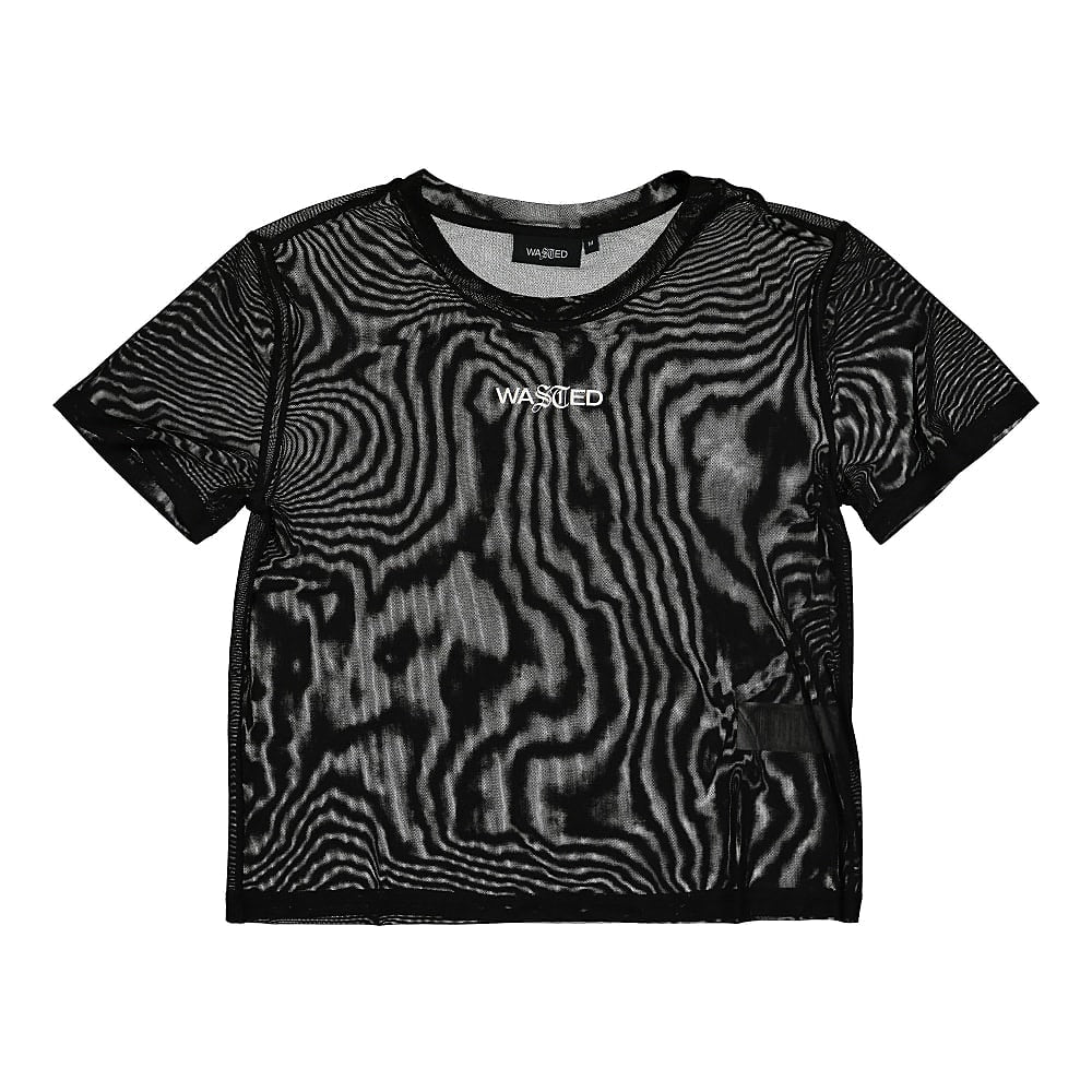 Wasted Paris Kaia Mesh Tee Black T-Shirts WPKMT | Overkill