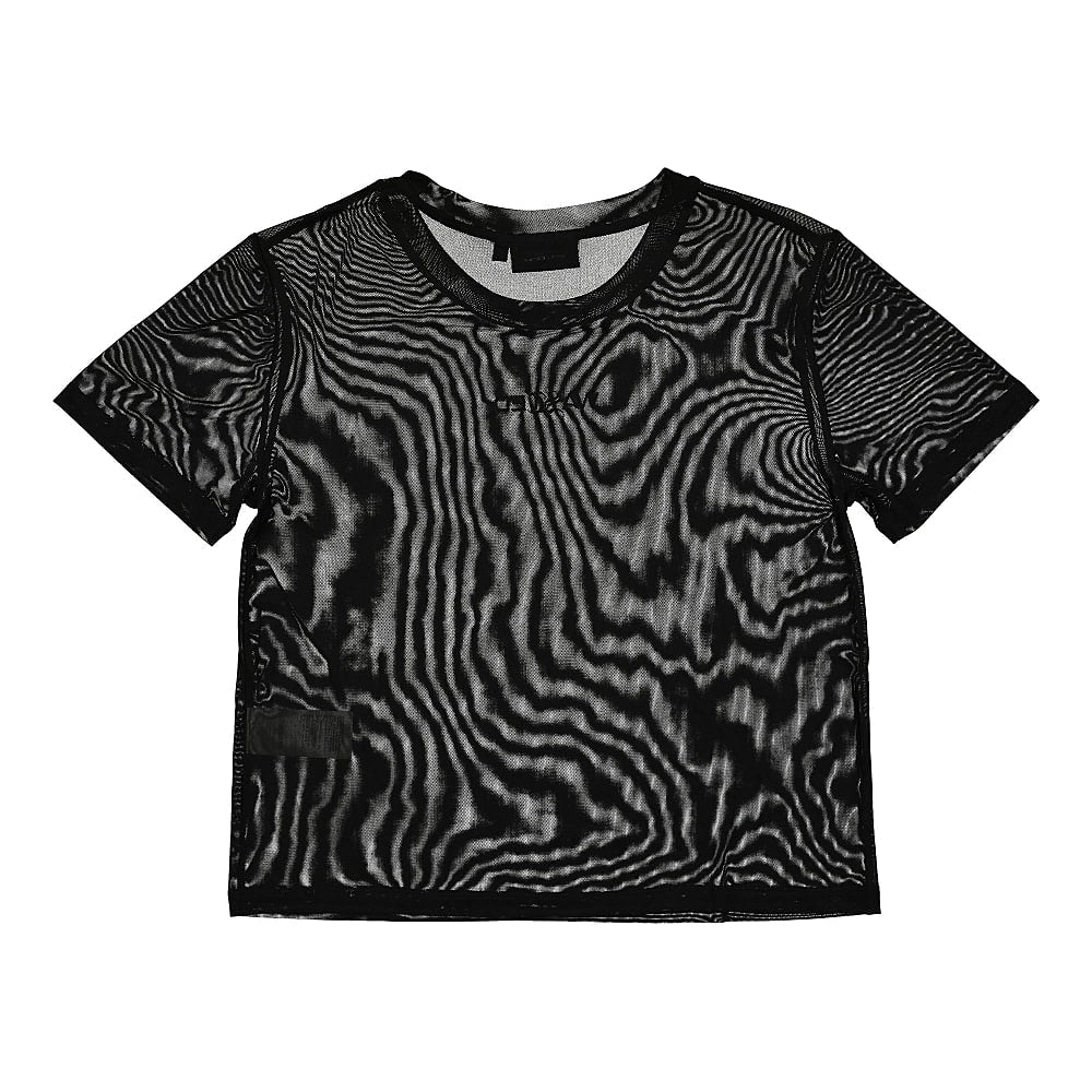 Wasted Paris Kaia Mesh Tee Black T-Shirts Material | Overkill