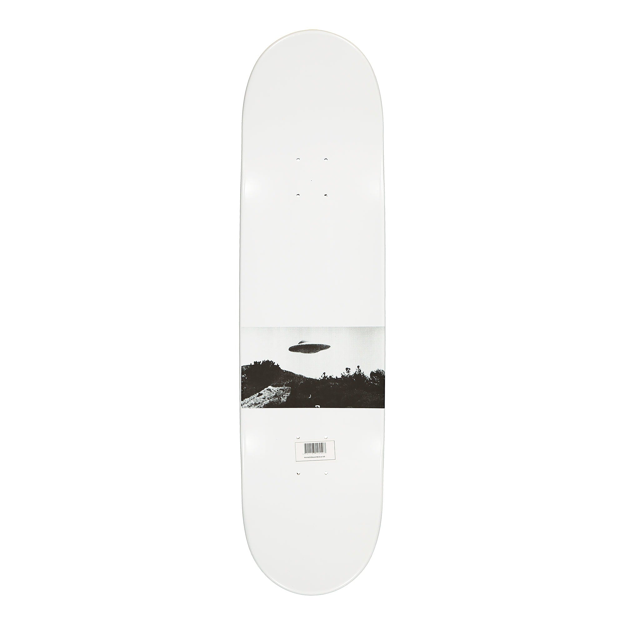 Wasted Paris Believe Board White Skateboards Material | Overkill
