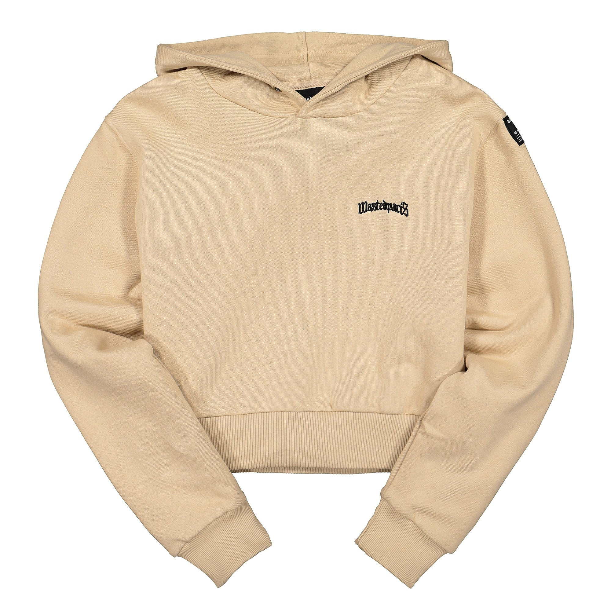Wasted Paris Wmns Crop Essential Hoodie Desert Hoodies | Overkill