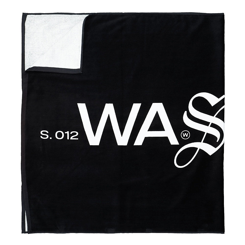 Wasted Paris Beach Signature Towel Black Towels Close-up | Overkill