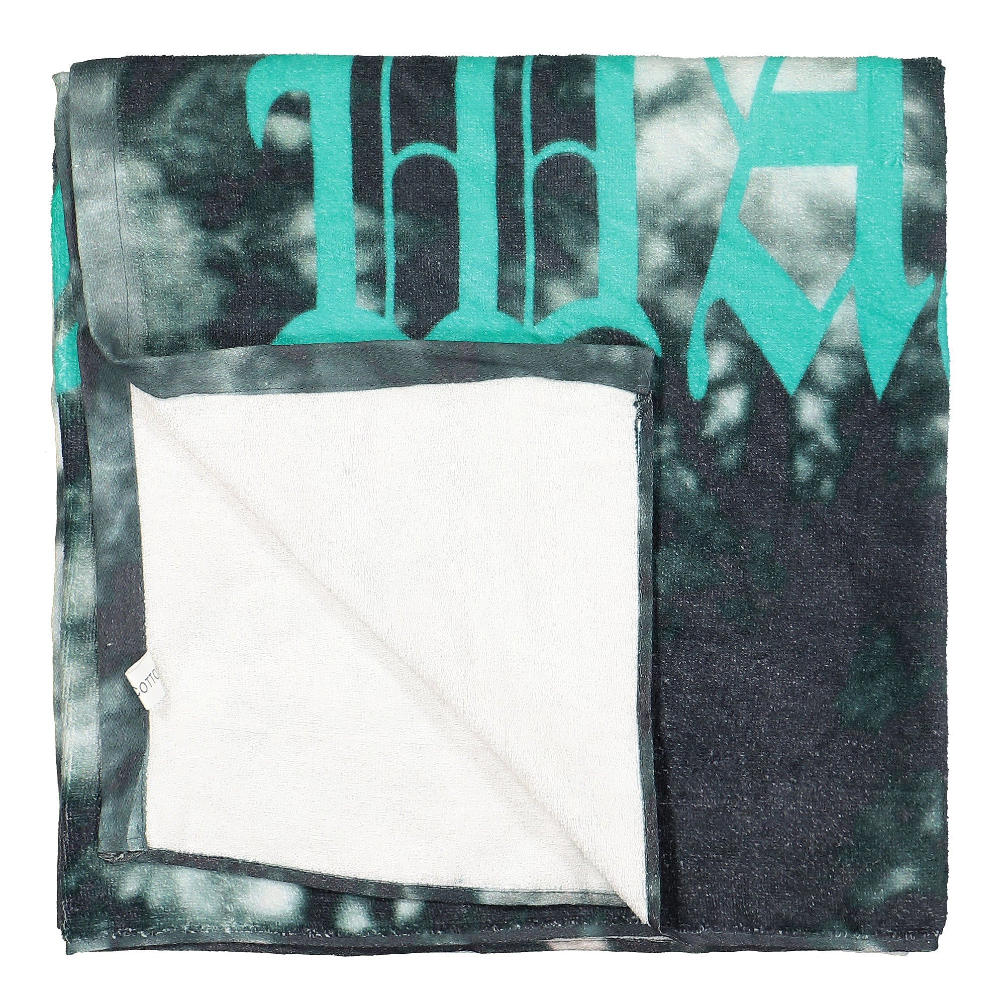 Wasted Paris Beach Towel Black Towels Close-up | Overkill