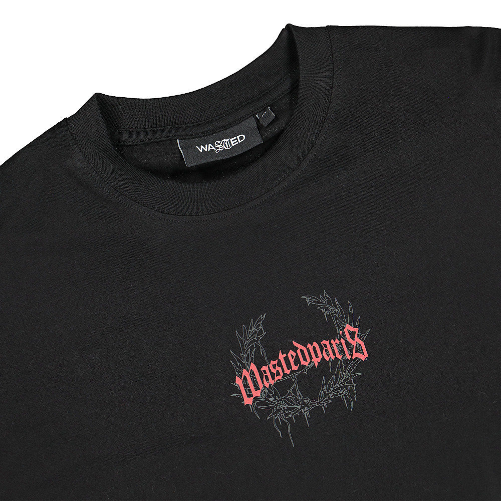Wasted Paris Columbia Bridge Longsleeve Tee Black Longsleeves Close-up | Overkill