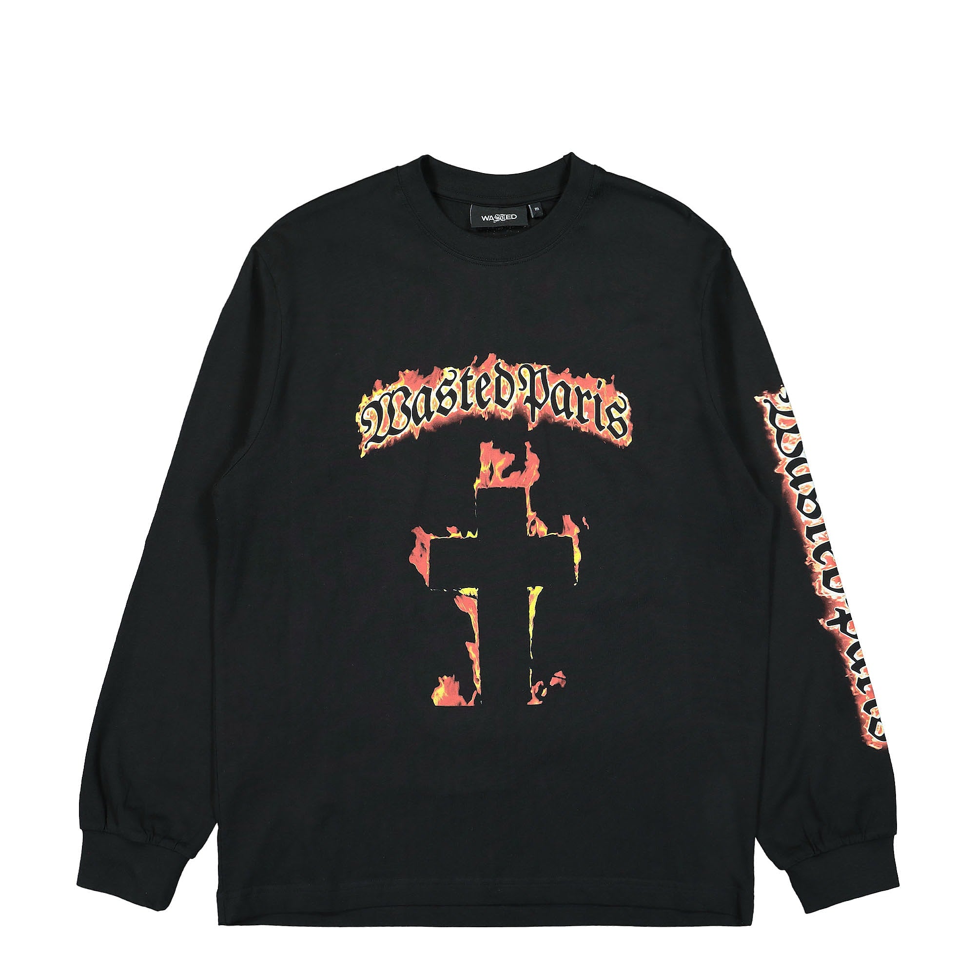 Wasted Paris Crossfire Longsleeve Black Longsleeves WPCLS | Overkill