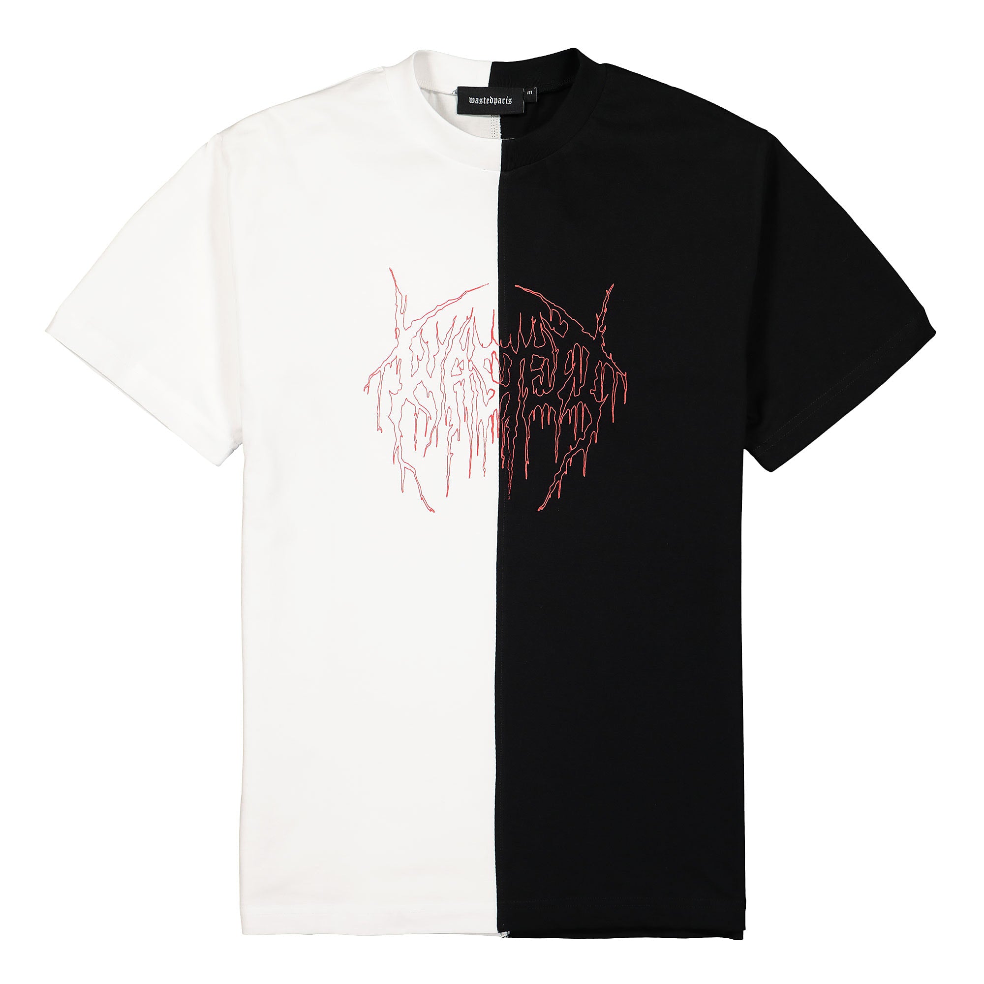 Wasted Paris Dark Bicolor T-Shirt White / Black T-Shirts WPDBT | Overkill