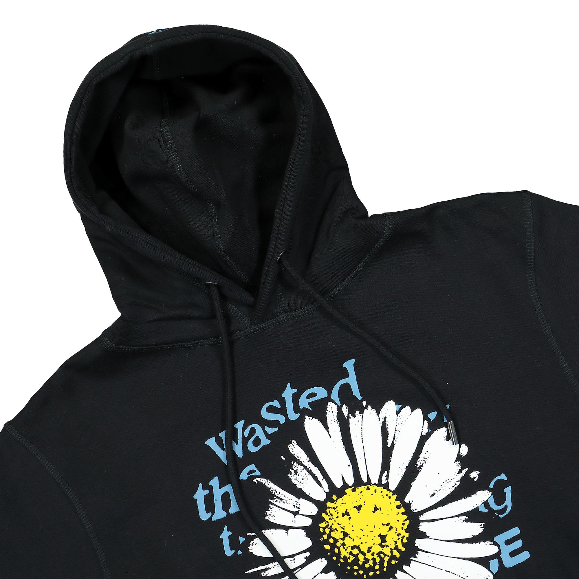 Wasted Paris Everything Hoodie Black Hoodies Close-up | Overkill
