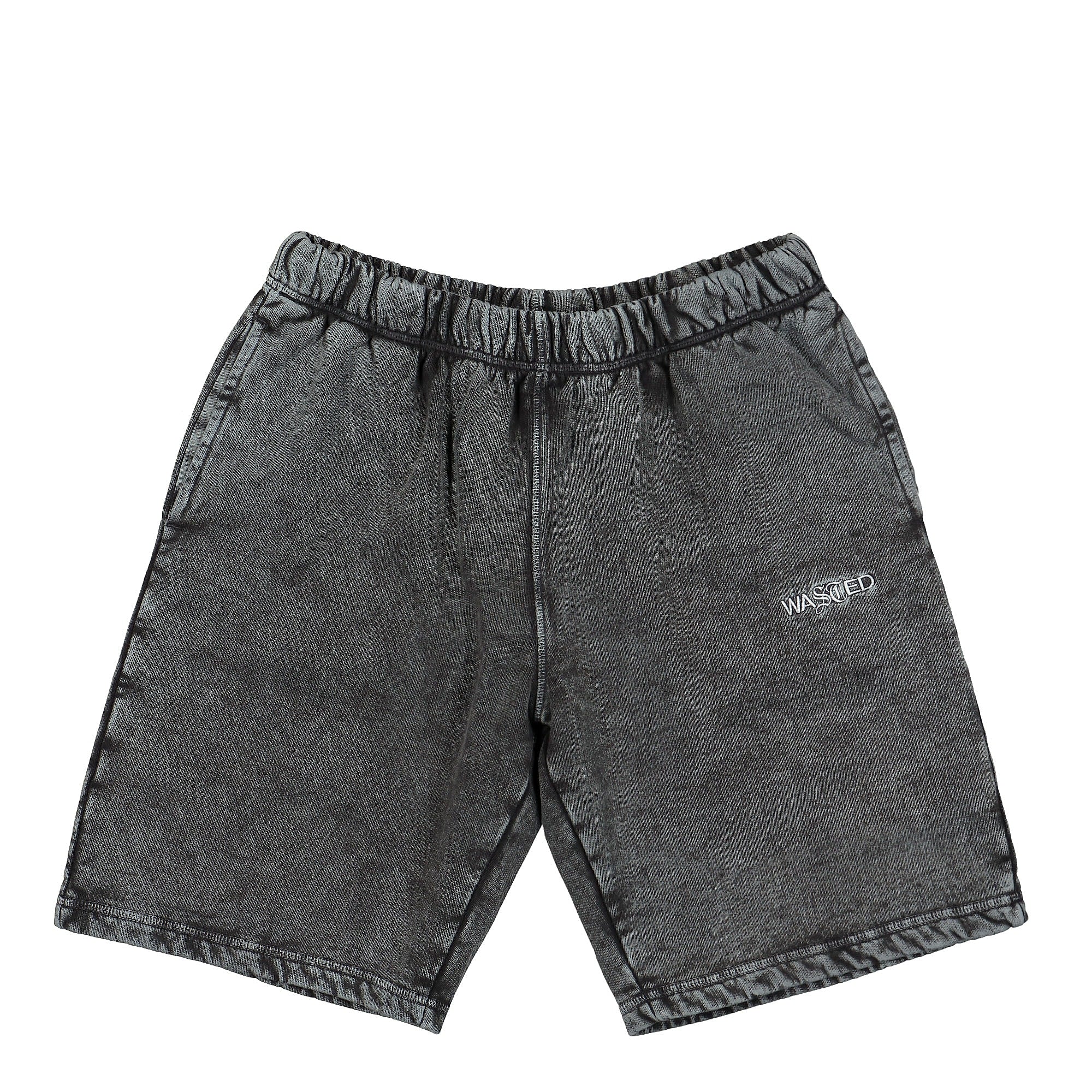 Wasted Paris Faded Signature Short Faded Black Shorts WPFSS | Overkill