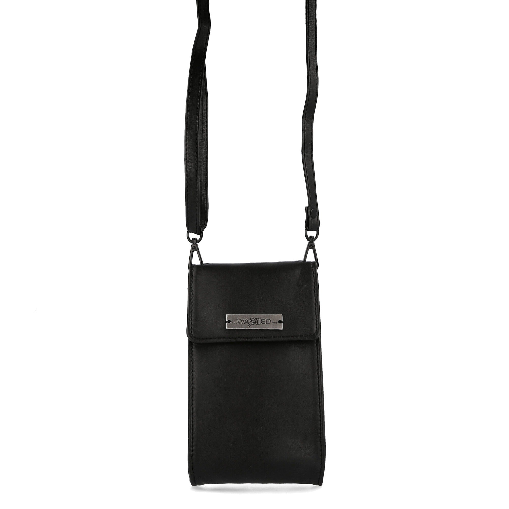 Wasted Paris Leather Pouch Bag Black Wallets & Cases WPLPB | Overkill