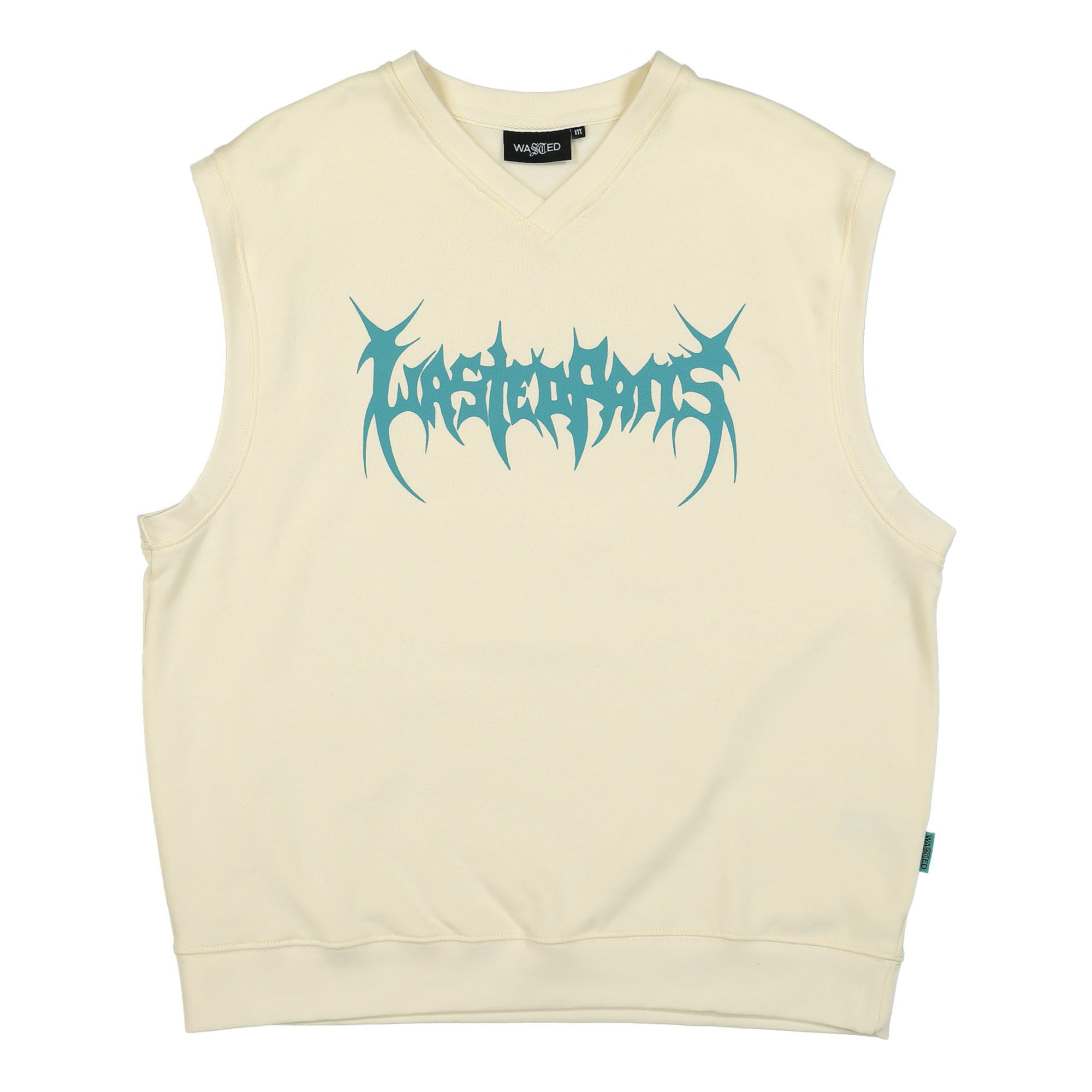 Wasted Paris Mortem Fleece Vest Vanilla Sweater Vests WPMFV | Overkill