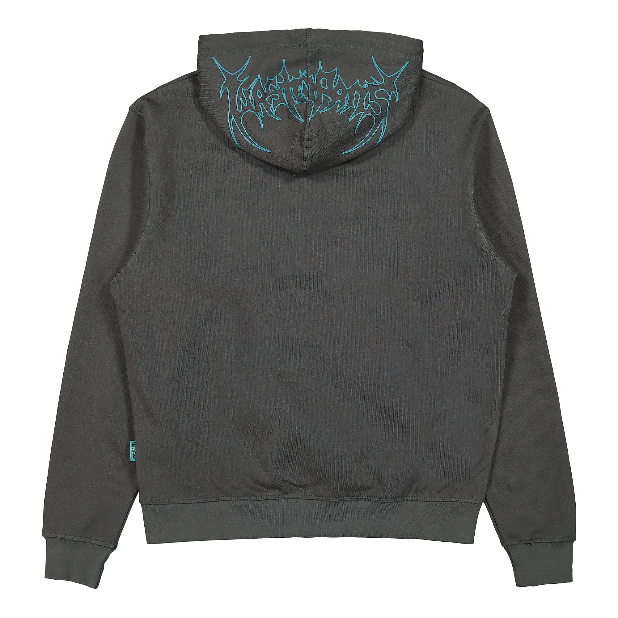 Wasted Paris Mortem Hoodie Charcoal Hoodies Material | Overkill