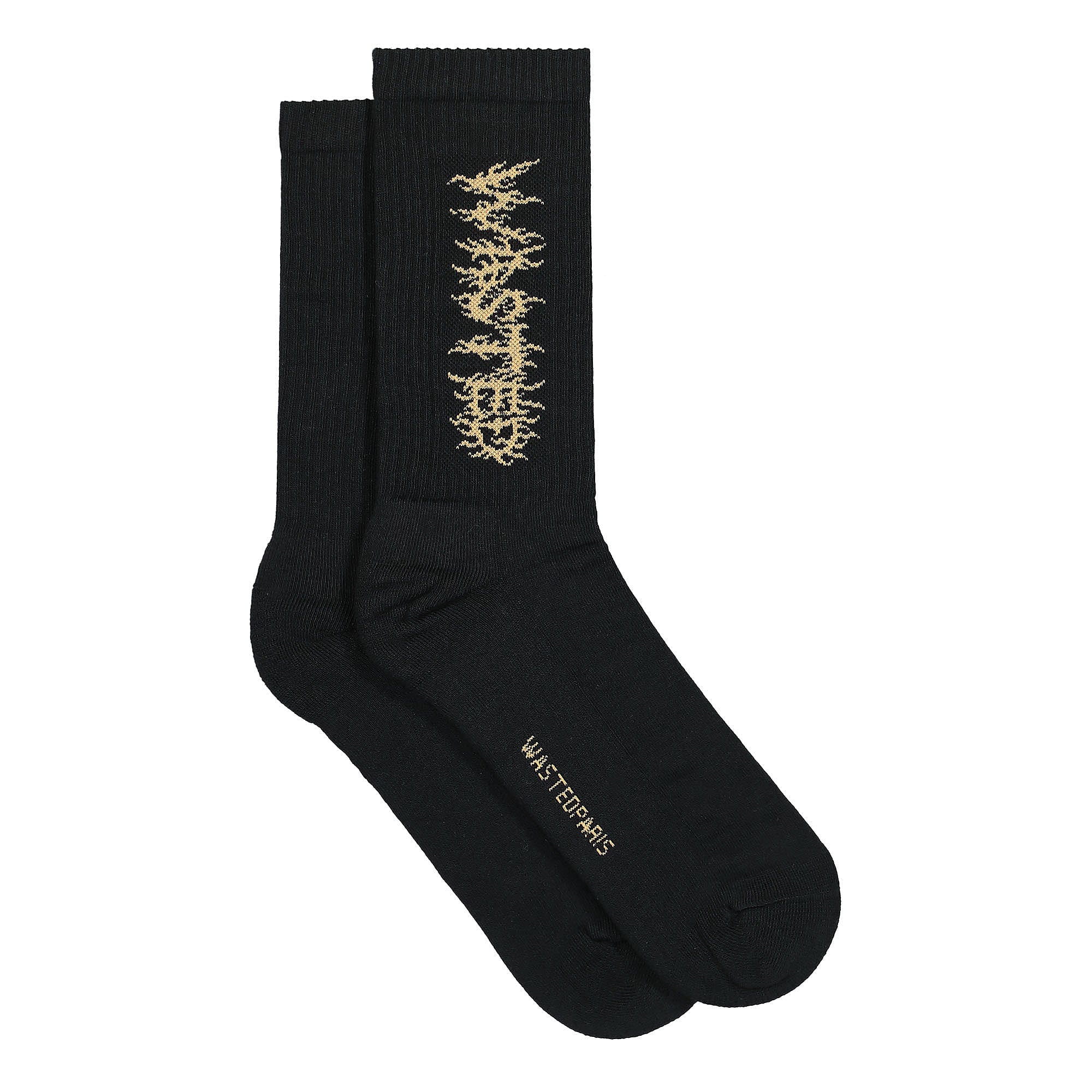 Wasted Paris Mortem Socks Black Socks Material | Overkill