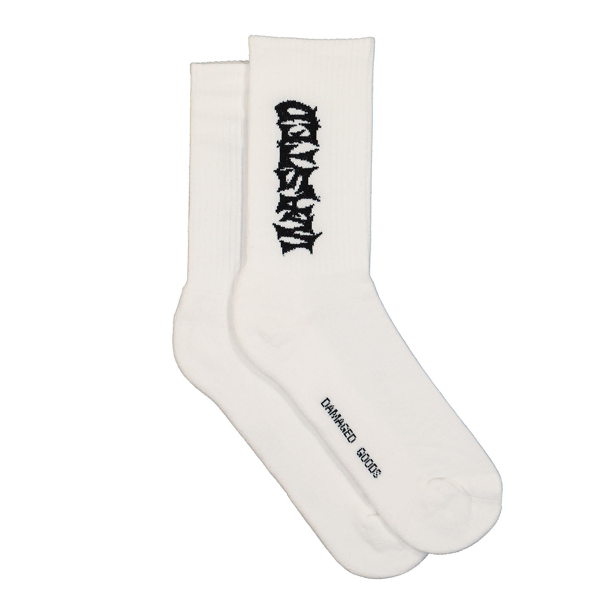 Wasted Paris Method Socks White Socks Material | Overkill