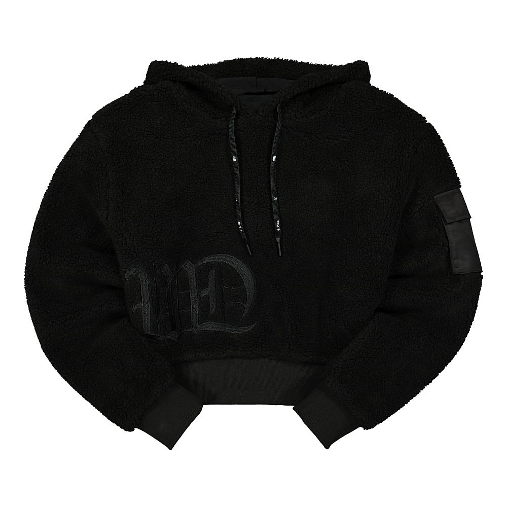 Wasted Paris Mountain Sherpa Hoodie Black Hoodies WPMSH | Overkill