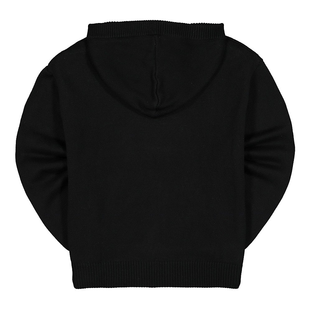 Wasted Paris Nebula Knit Hoodie Black Hoodies Material | Overkill