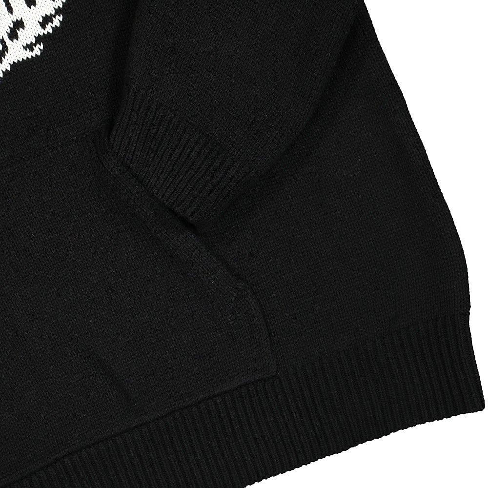 Wasted Paris Nebula Knit Hoodie Black Hoodies Detailfoto | Overkill