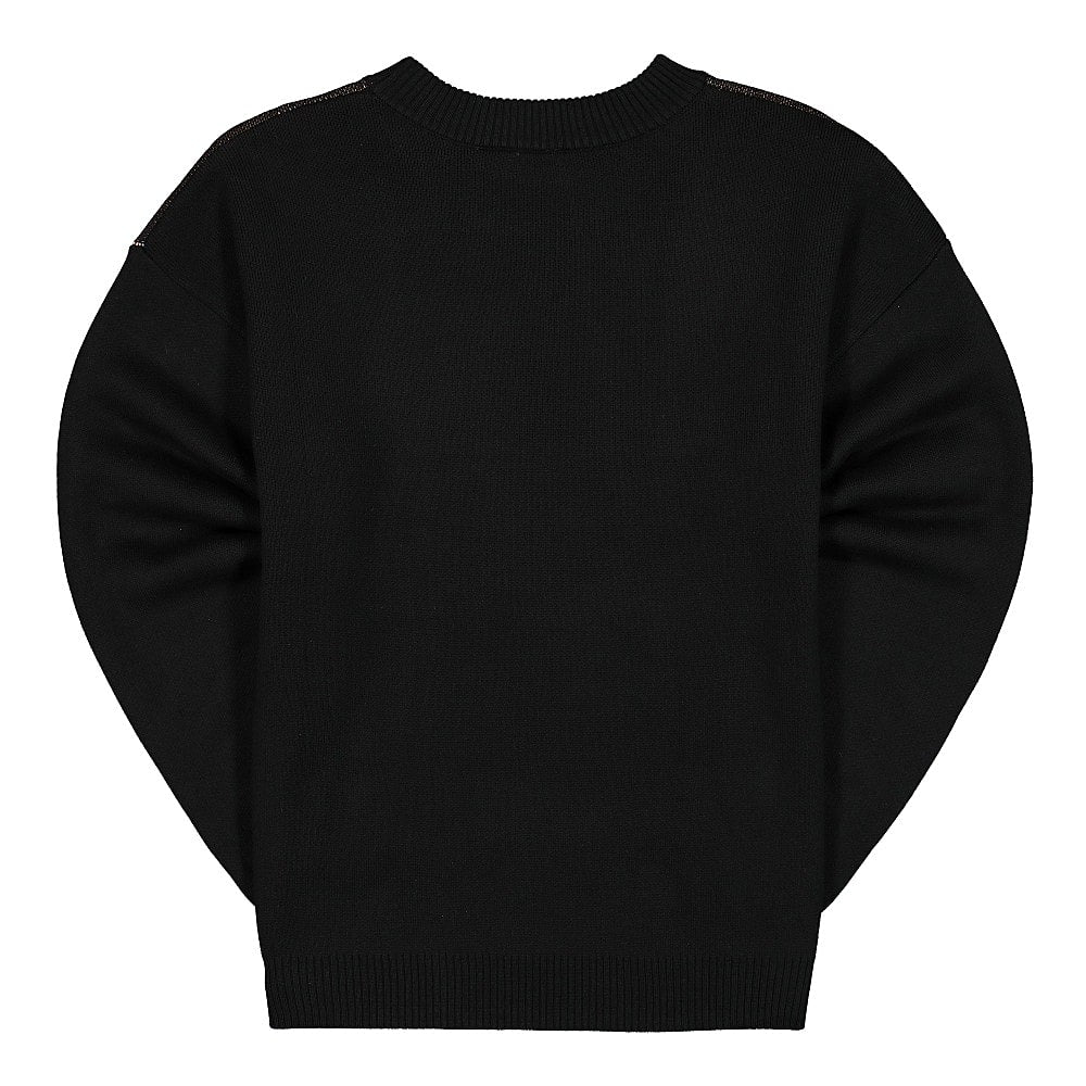 Wasted Paris Nineties Knit Sweater Black Sweatshirts Material | Overkill