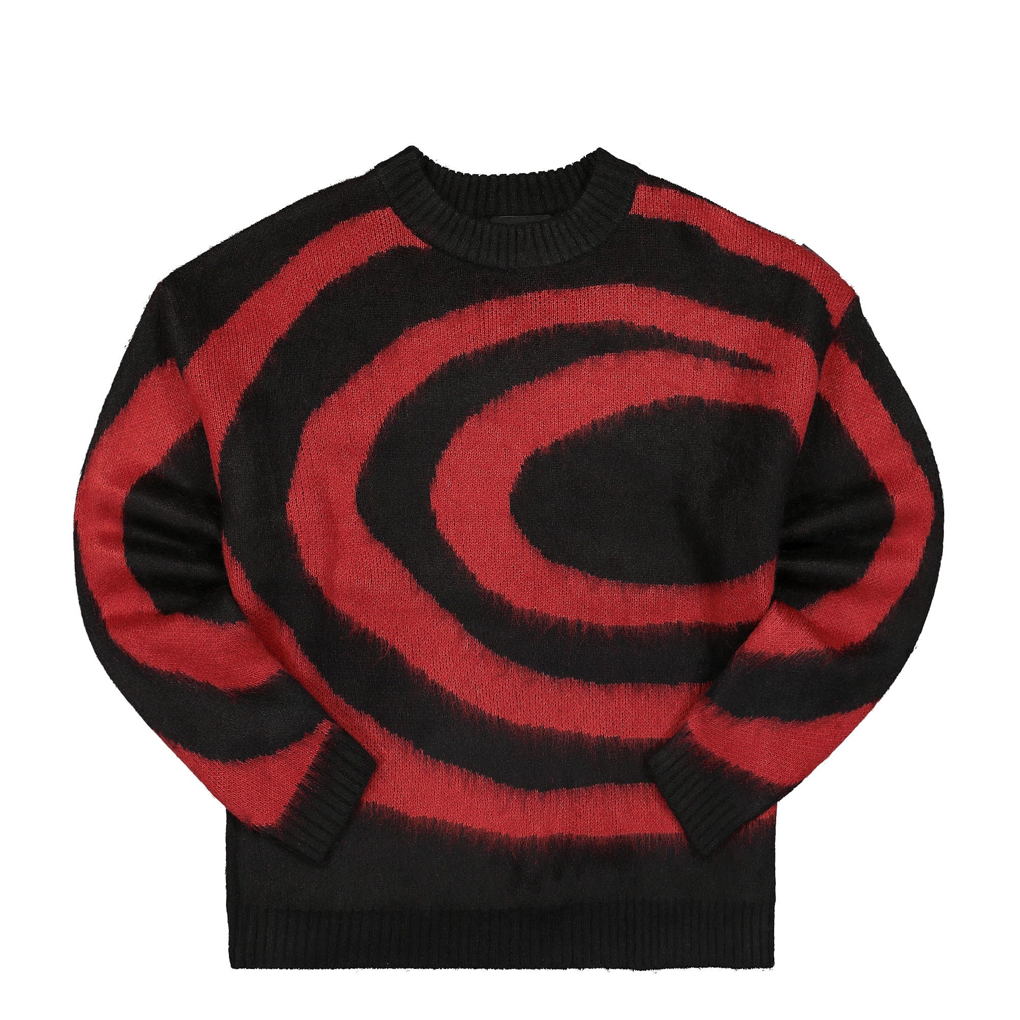 Wasted Paris Smile Sweatshirt Black / Red Sweatshirts WPSS-BR | Overkill
