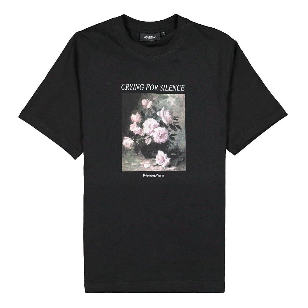 Wasted Paris Silence Tee Black T-Shirts WPST | Overkill
