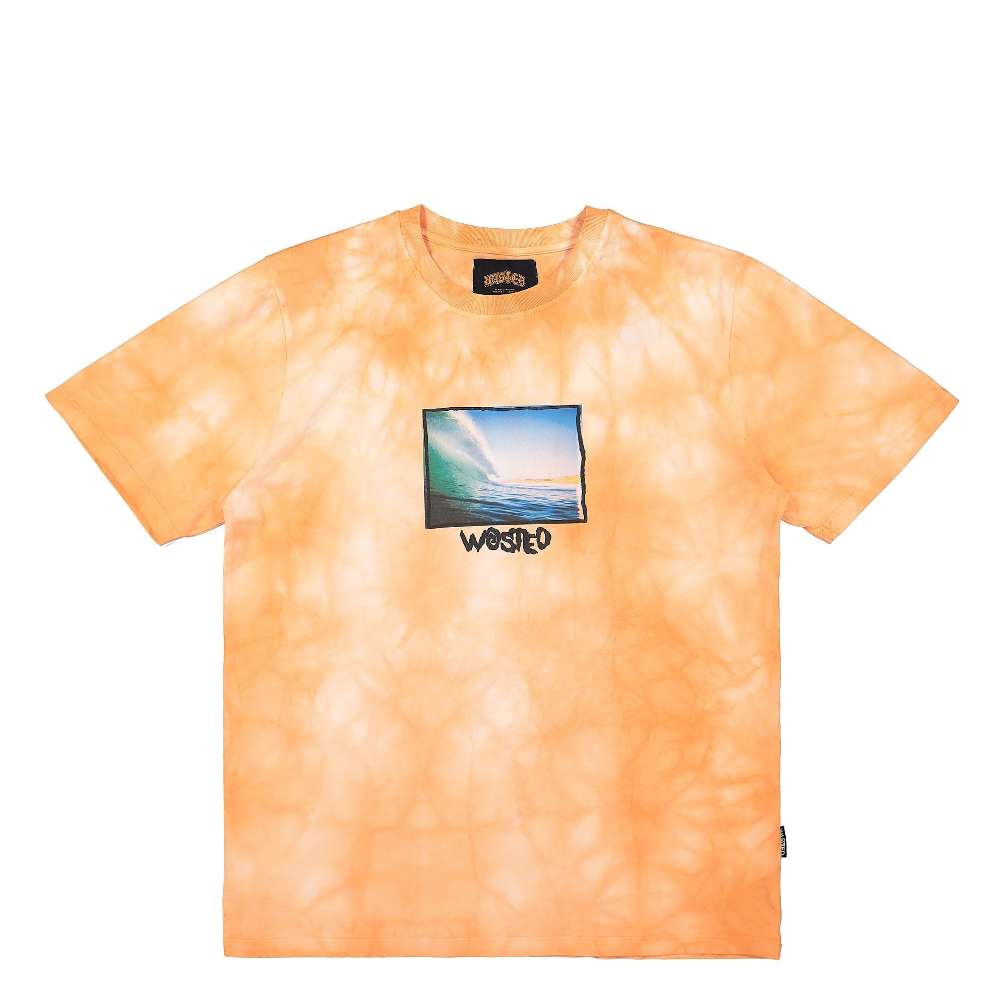 Wasted Paris Sorry Marble Dye T-Shirt Tangerine / White T-Shirts WPSMDT | Overkill