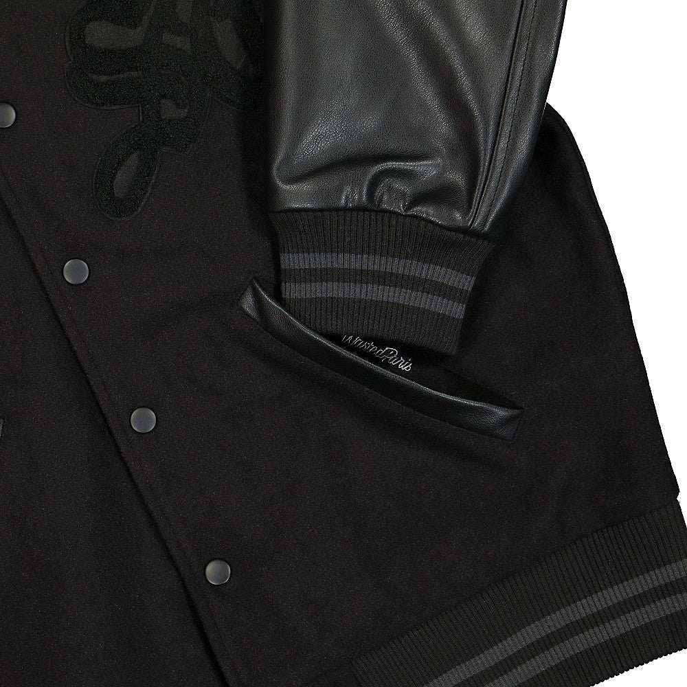 Wasted Paris Varsity Jacket Black Bomber & Varsity Jackets Detailfoto | Overkill