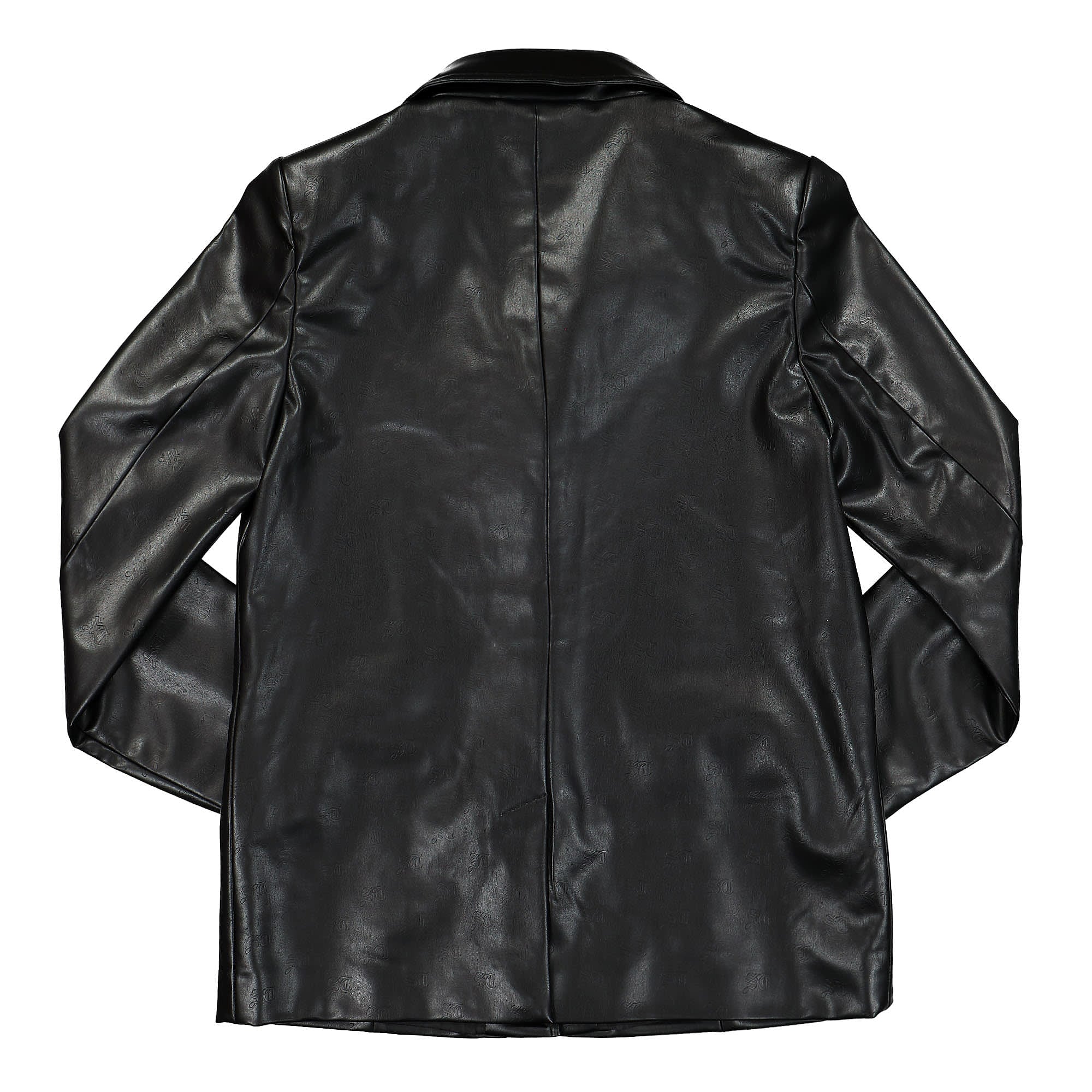 Wasted Paris Wmns Lula Monogram Faux Leather Jacket Black Jackets Material | Overkill