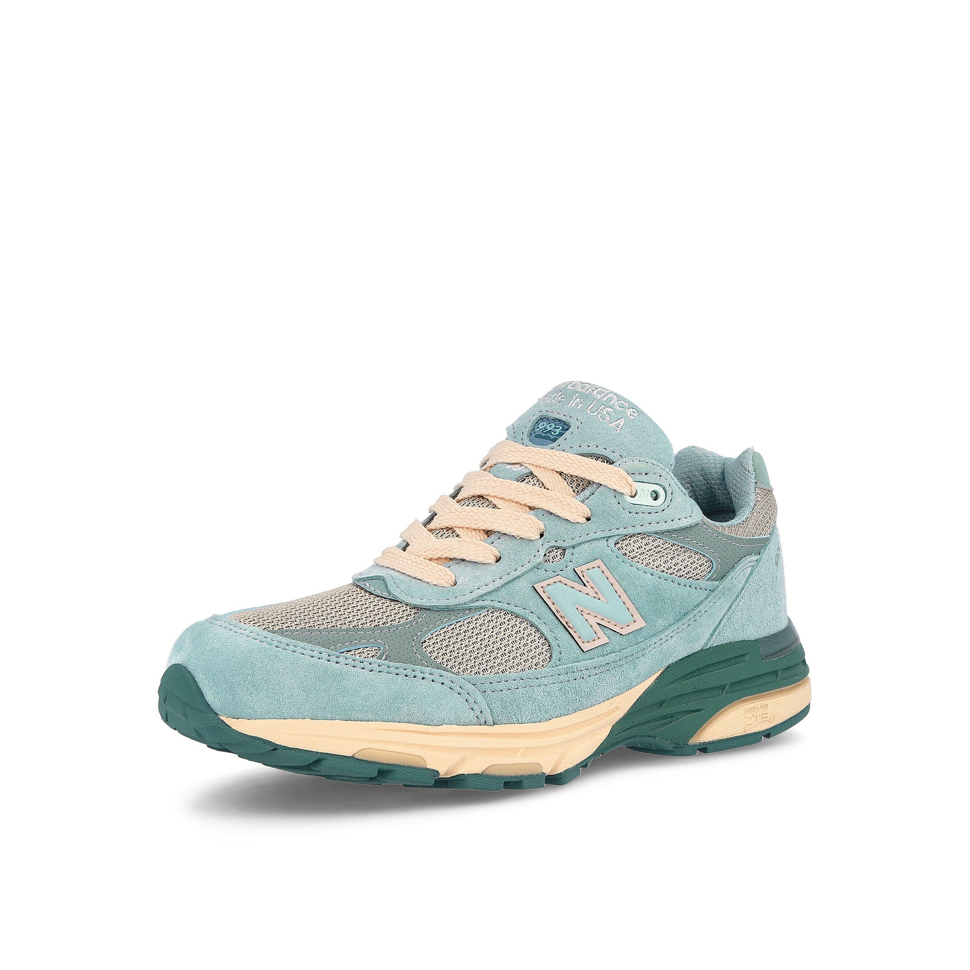 New Balance Joe Freshgoods x New Balance WR993JF1 Blue Sneakers Close Up | Overkill