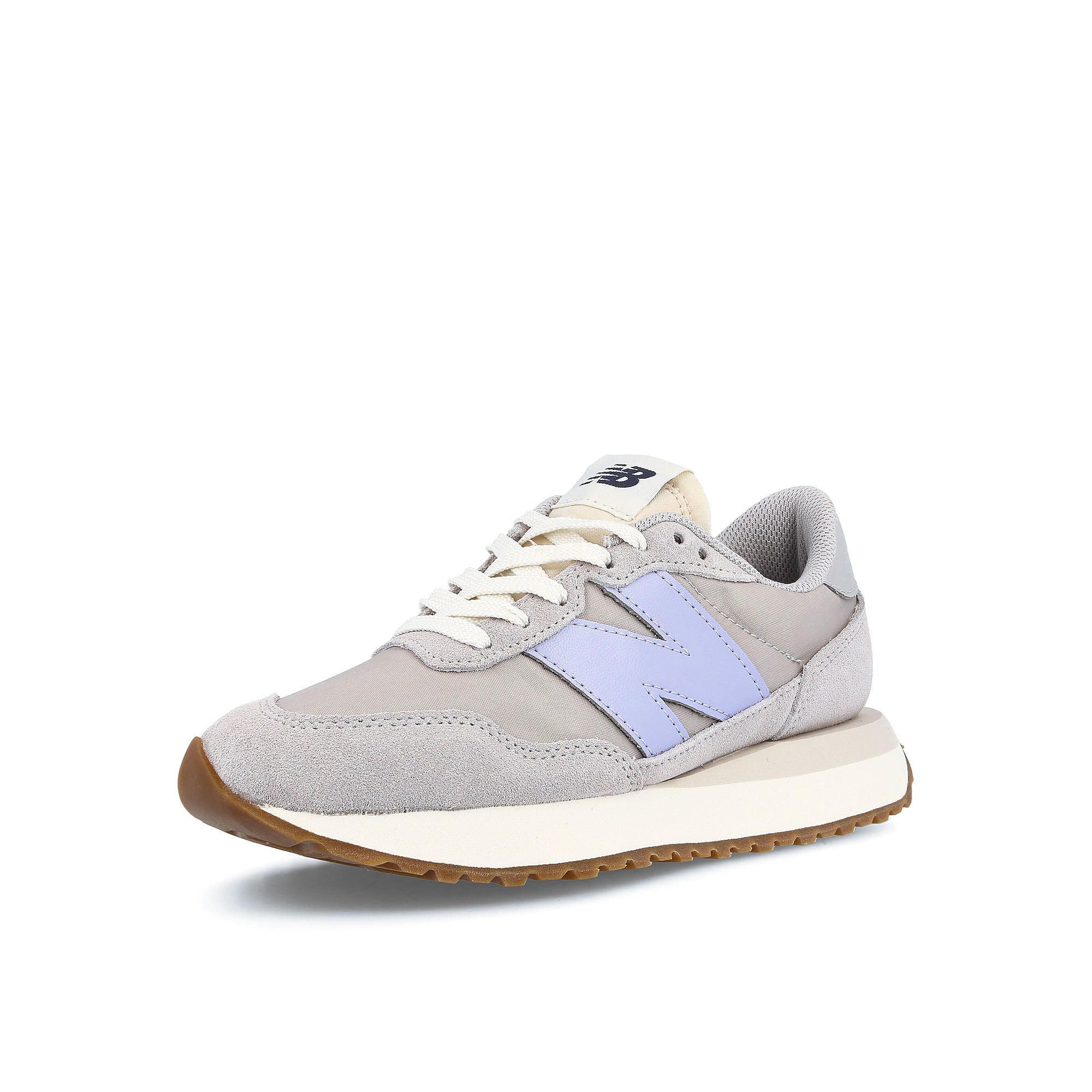 New Balance ws 237 gb Grey-Purple Sneakers Close Up | Overkill