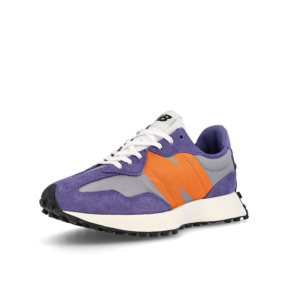 New Balance ws 327 cb Purple-Orange Sneakers Close Up | Overkill