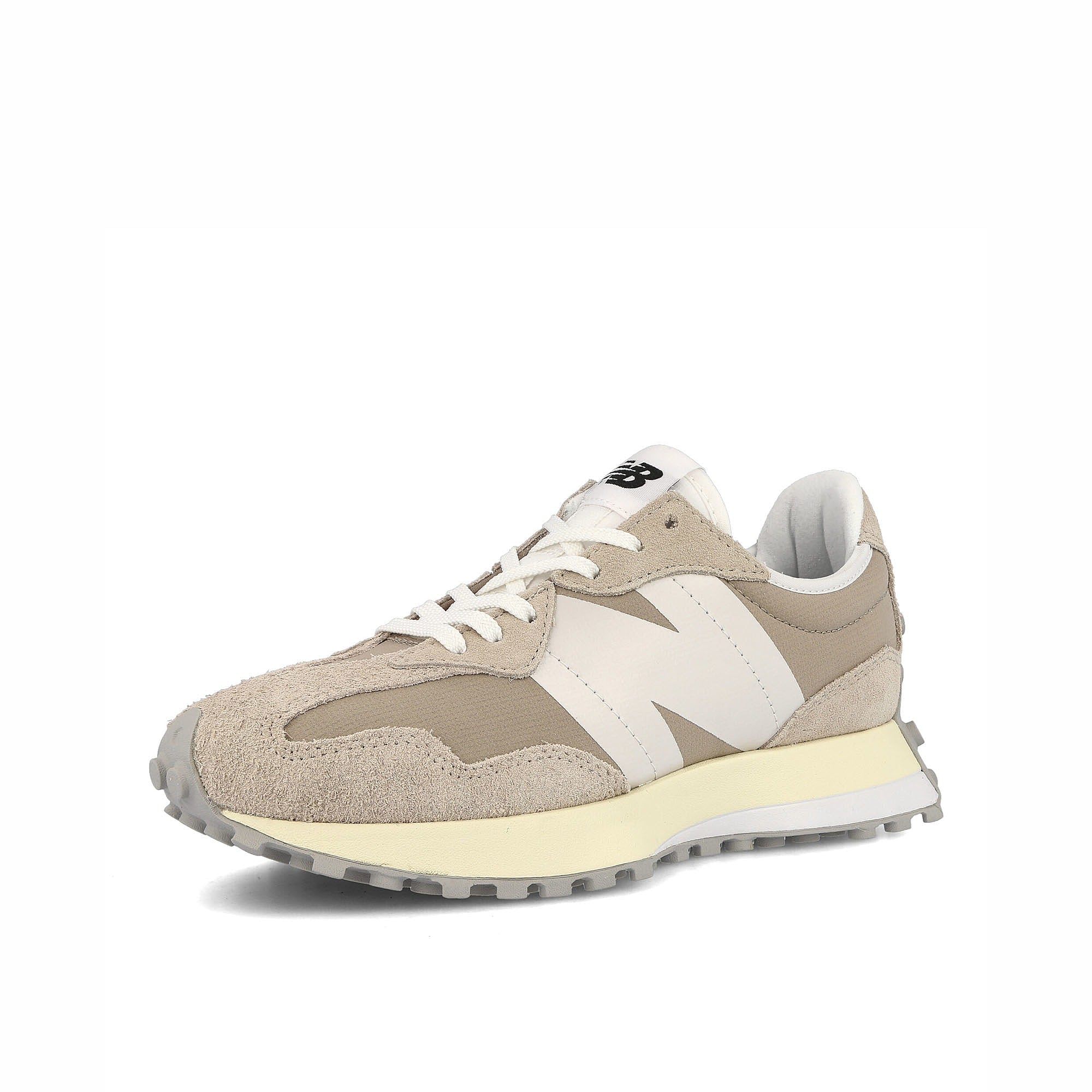 New Balance ws327ec Beige / White Sneakers Close Up | Overkill