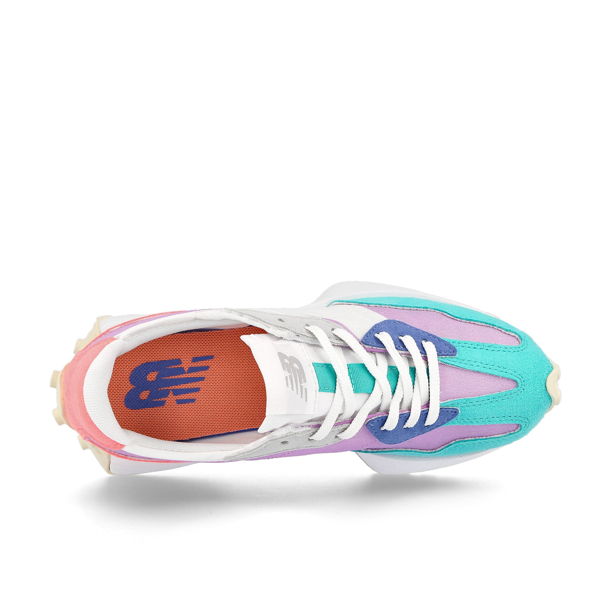 New Balance ws 327 pa Dark Violet Glow / Summer Jade Detail view 1 | Overkill