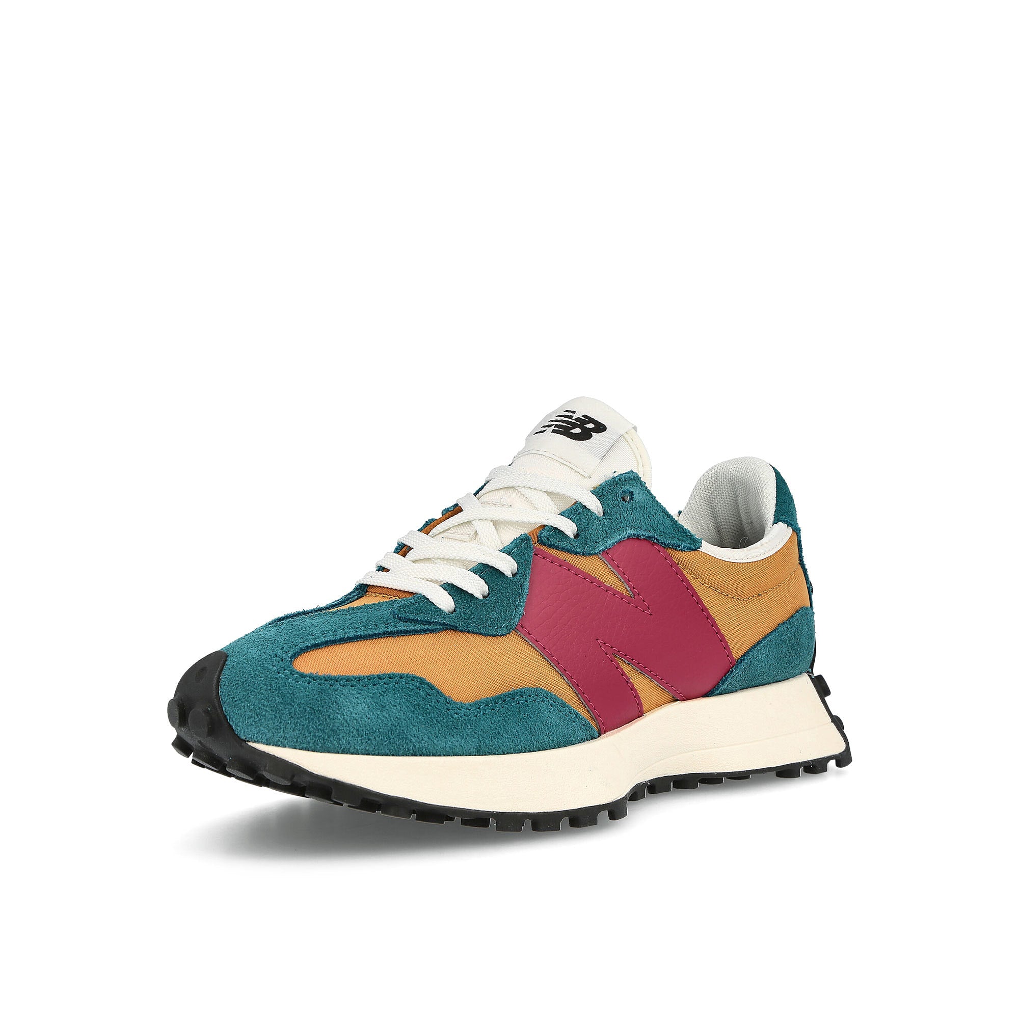 New Balance ws 327 wn1 Mountain Teal-Workwear Sneakers Close Up | Overkill