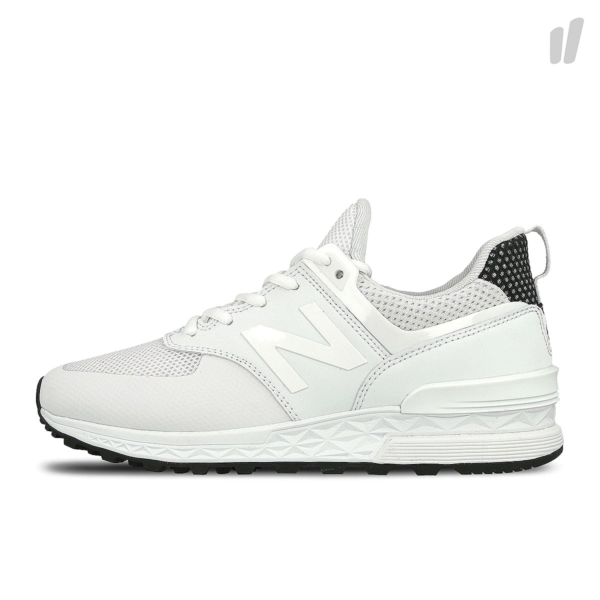 New Balance ws 574 wht White Sneakers 585021-50-3 | Overkill