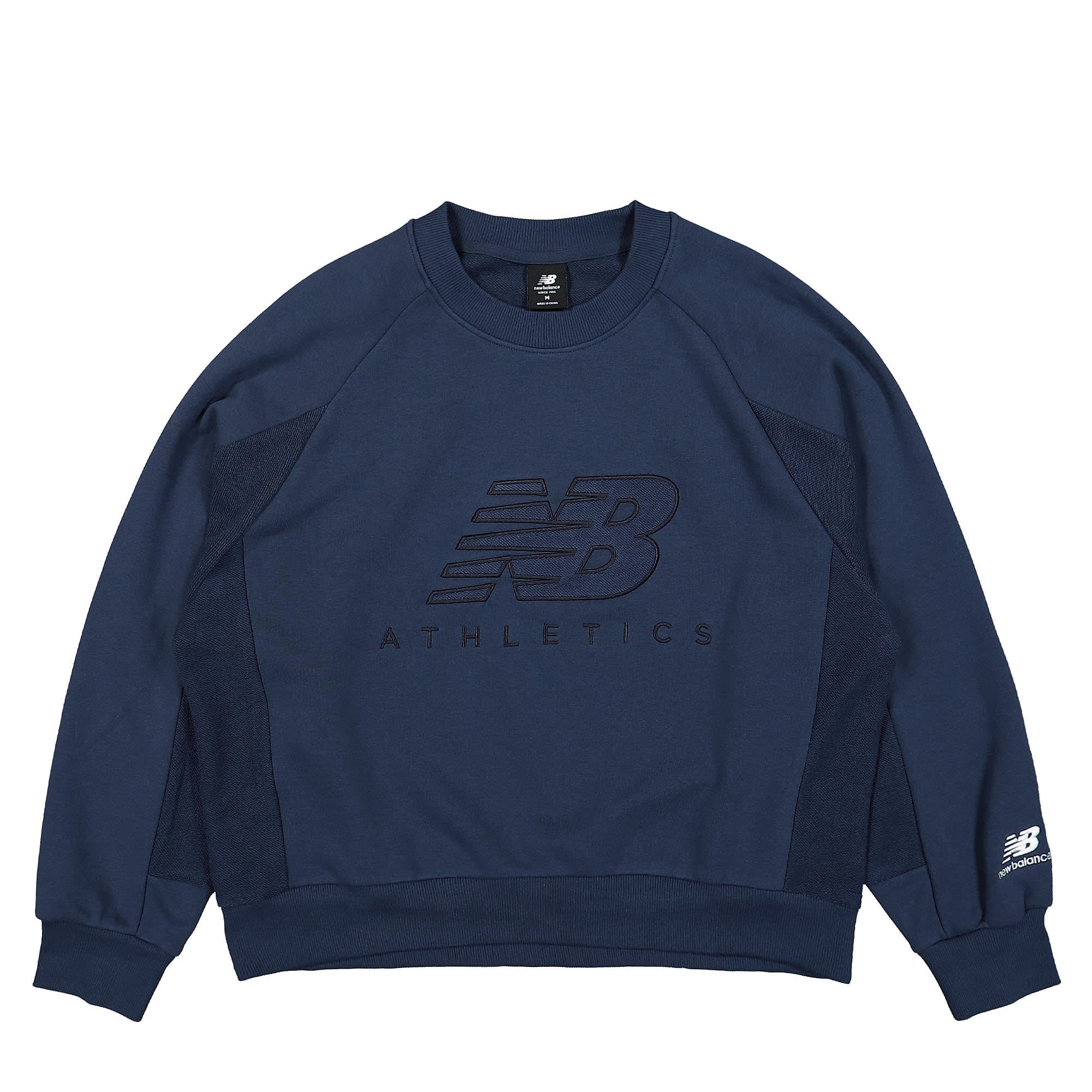 New Balance Athletics Crew Natural Indigo Sweatshirts WT23501 | Overkill