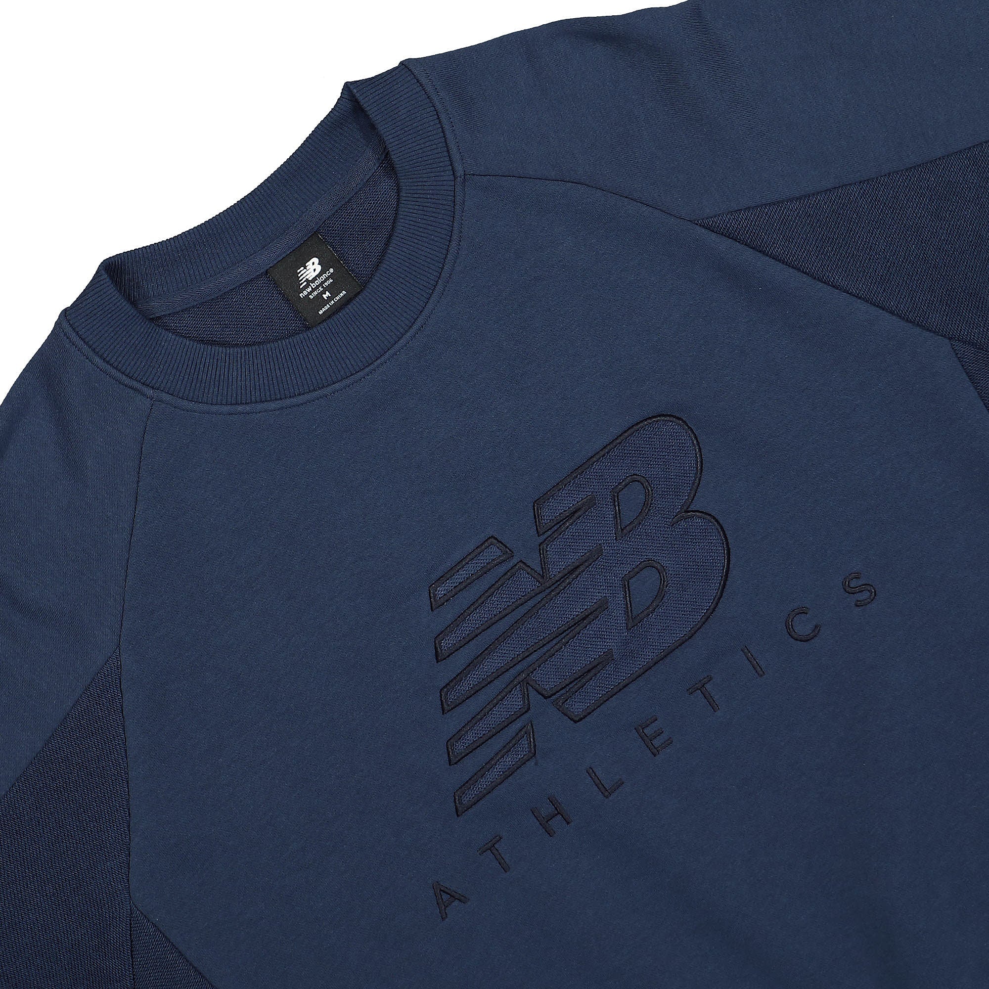 New Balance Athletics Crew Natural Indigo Sweatshirts Close-up | Overkill