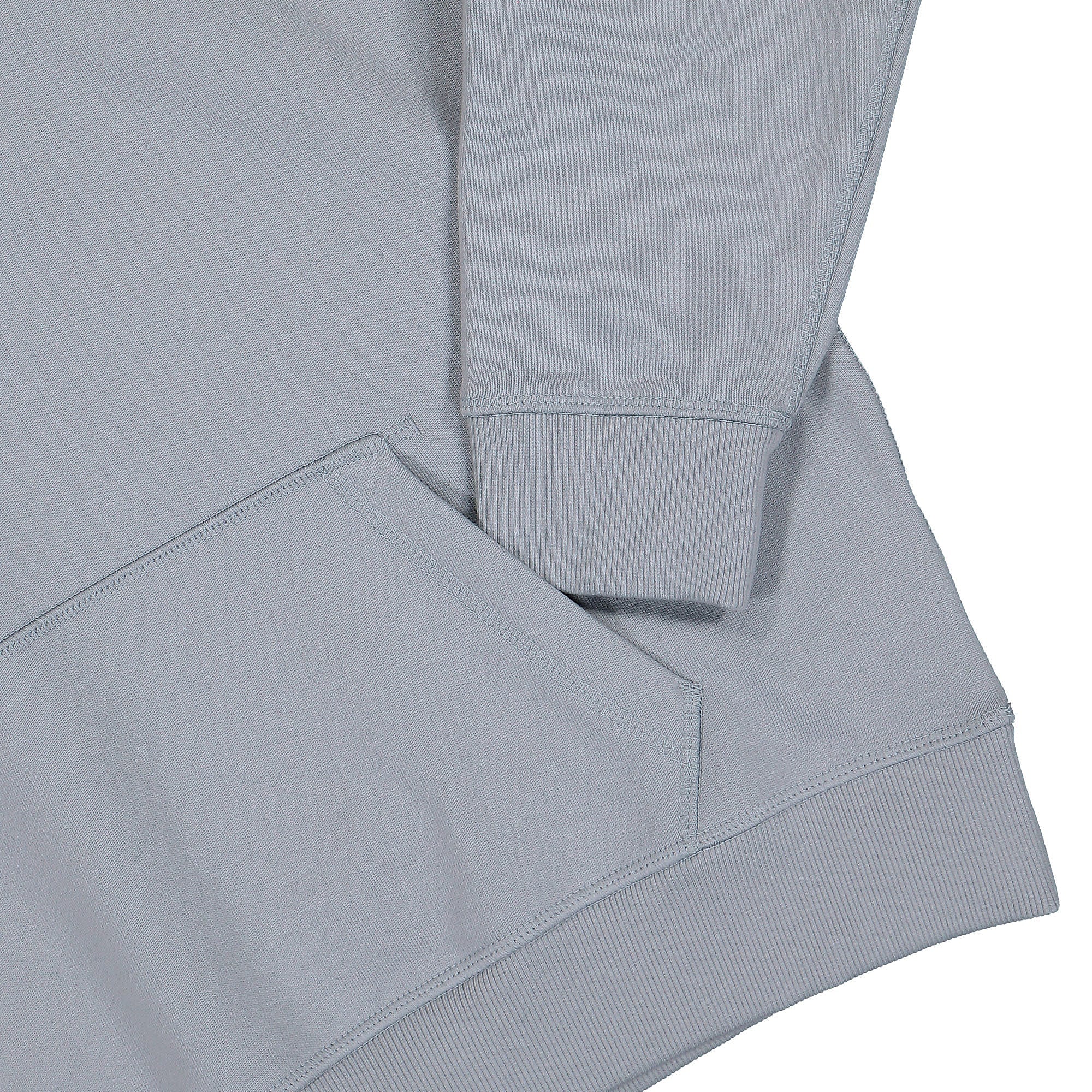 New Balance Athletics Nature State French Terry Hoodie Steel Hoodies Detailfoto | Overkill