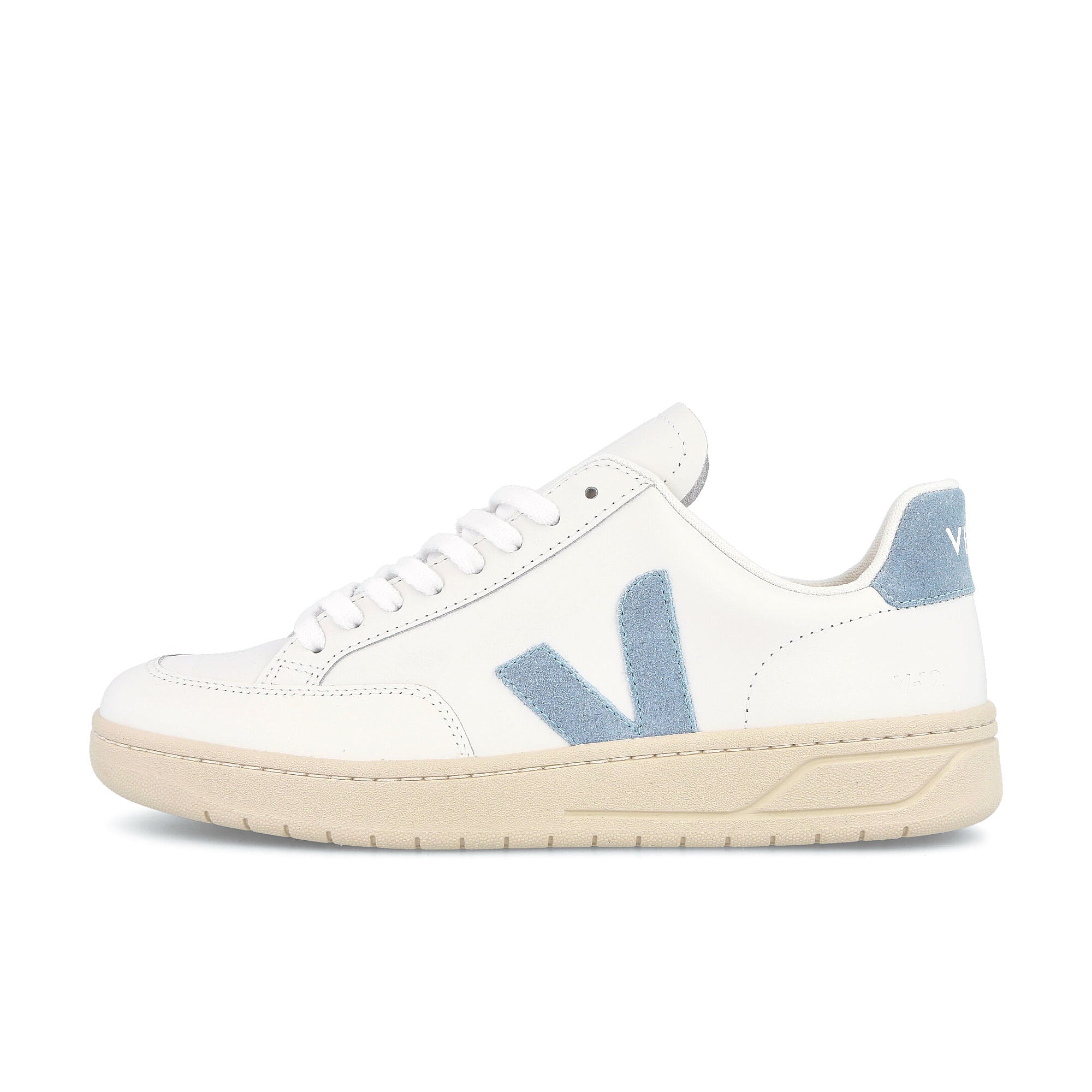 Veja w v-12 leather White-Blue Sneakers XD0202787A | Overkill